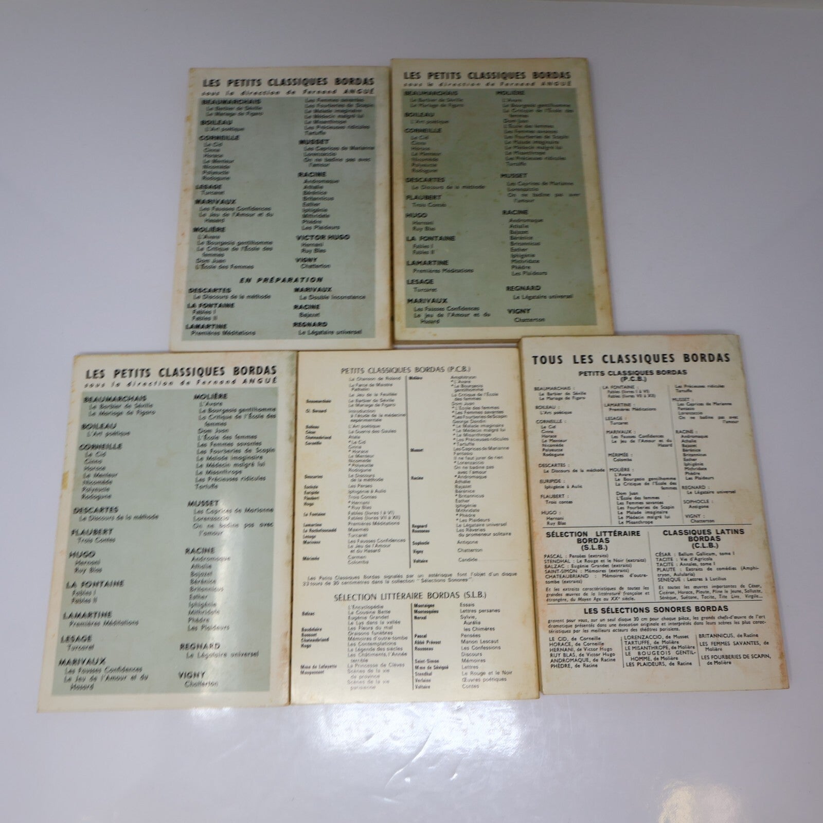 Les Petits Classiques Bordas Lot 29 Livres Littérature Théâtre Phèdre/Cid/Avare
