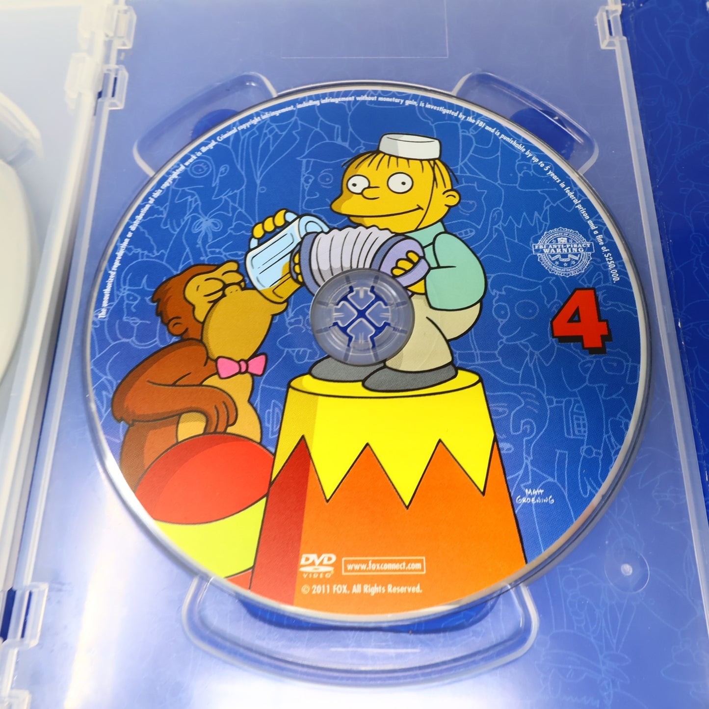 The Simpsons The Complete Fourth Season #4 DVD NTSC Tested No Sleeve & Insert