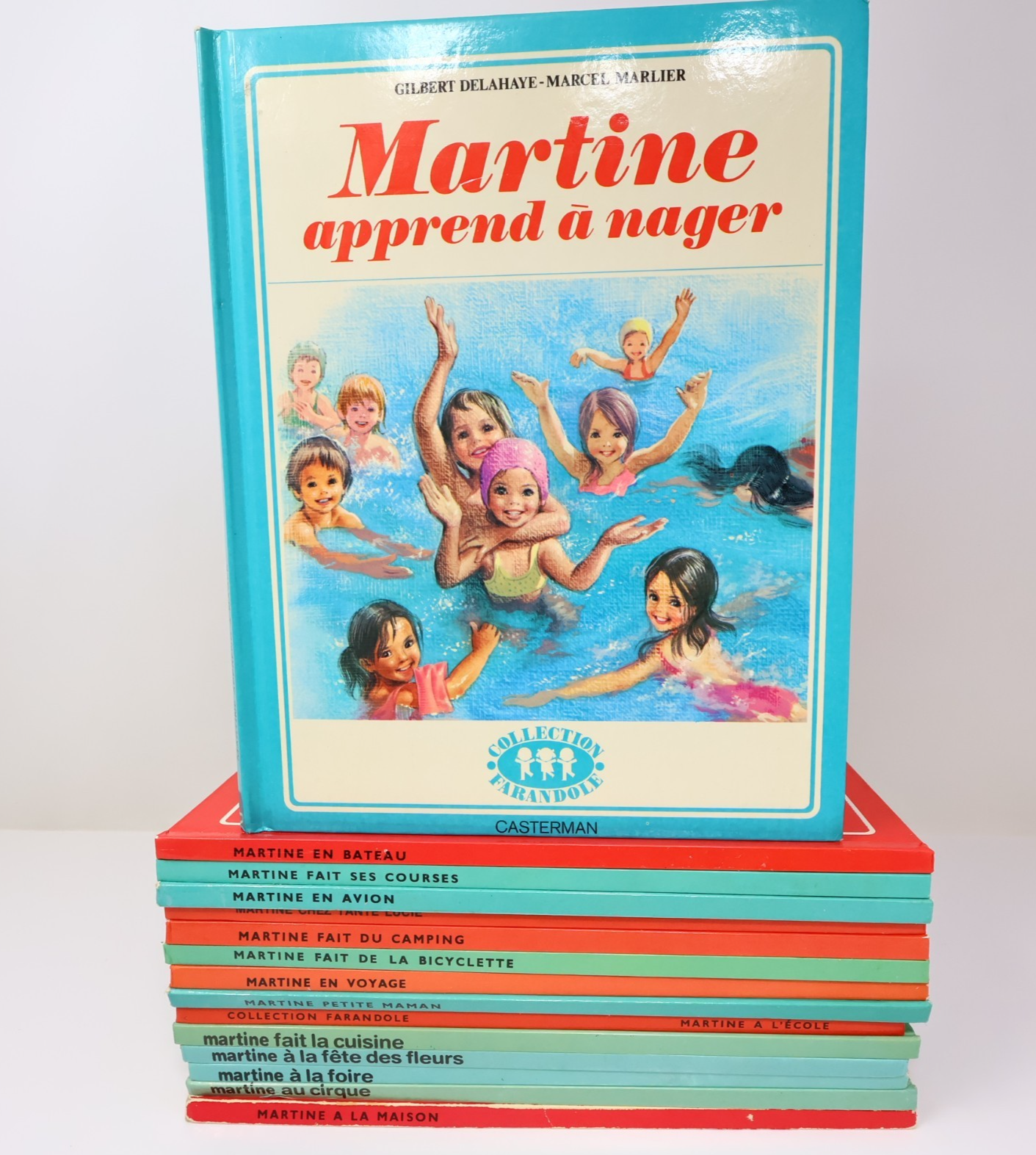 Martine Lot 15 Livres Gilbert Delahaye/Marcel Marlier Casterman Enfants HC Books