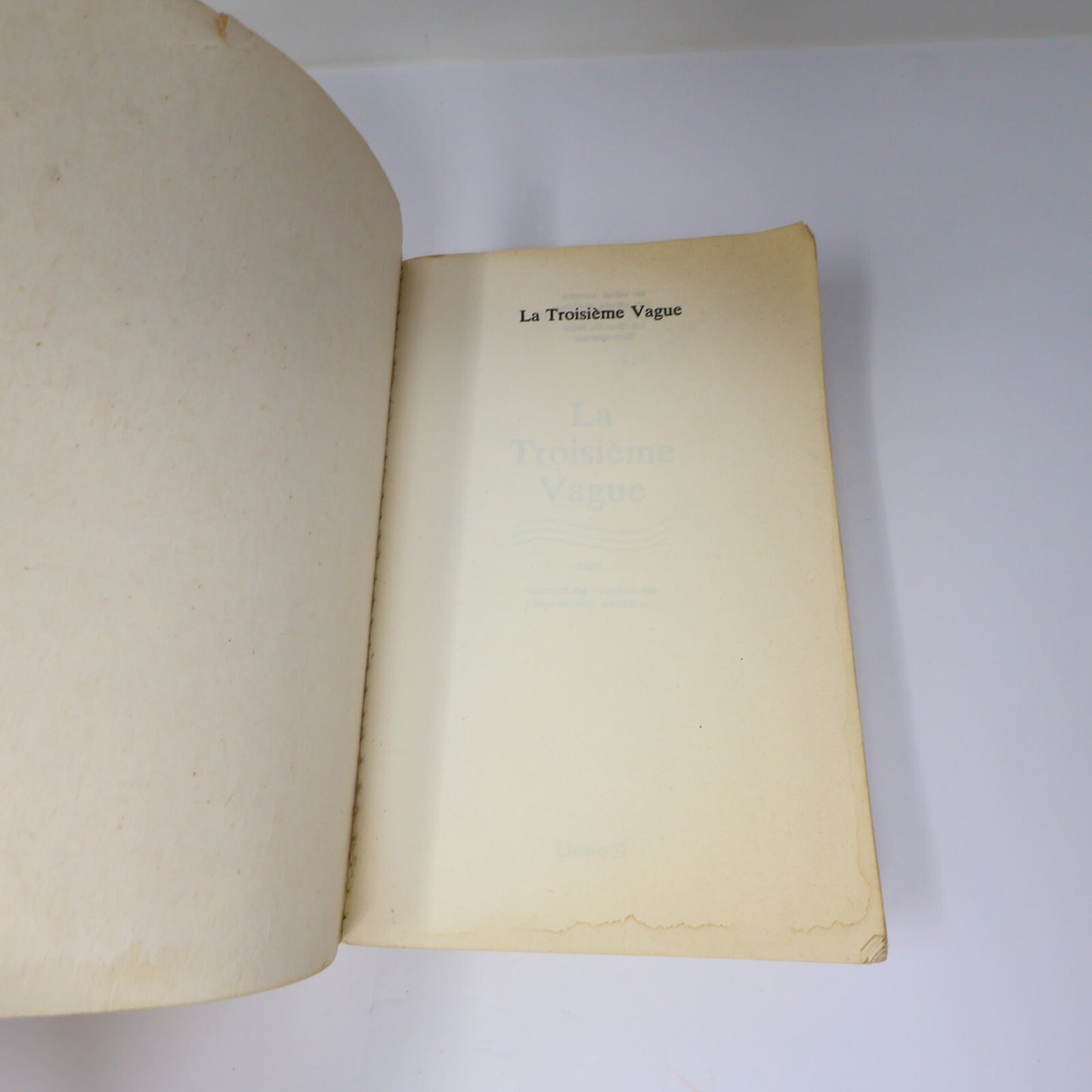 Alvin Toffler Lot 2 Livres Le Choc du Futur/La 3Ème Vague Société Histoire PB