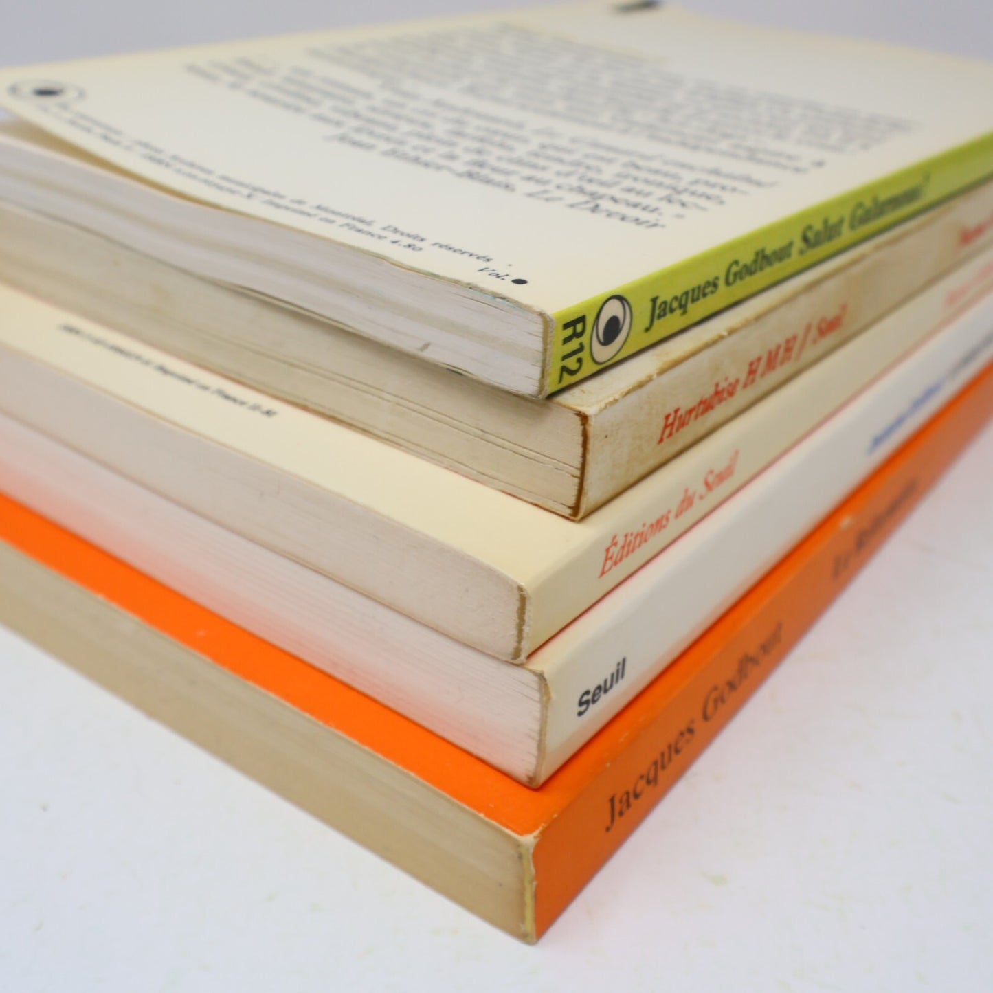 Jacques Godbout Lot 5 Livres Têtes à Papineau/Réformiste/Salut Galarneau! Roman