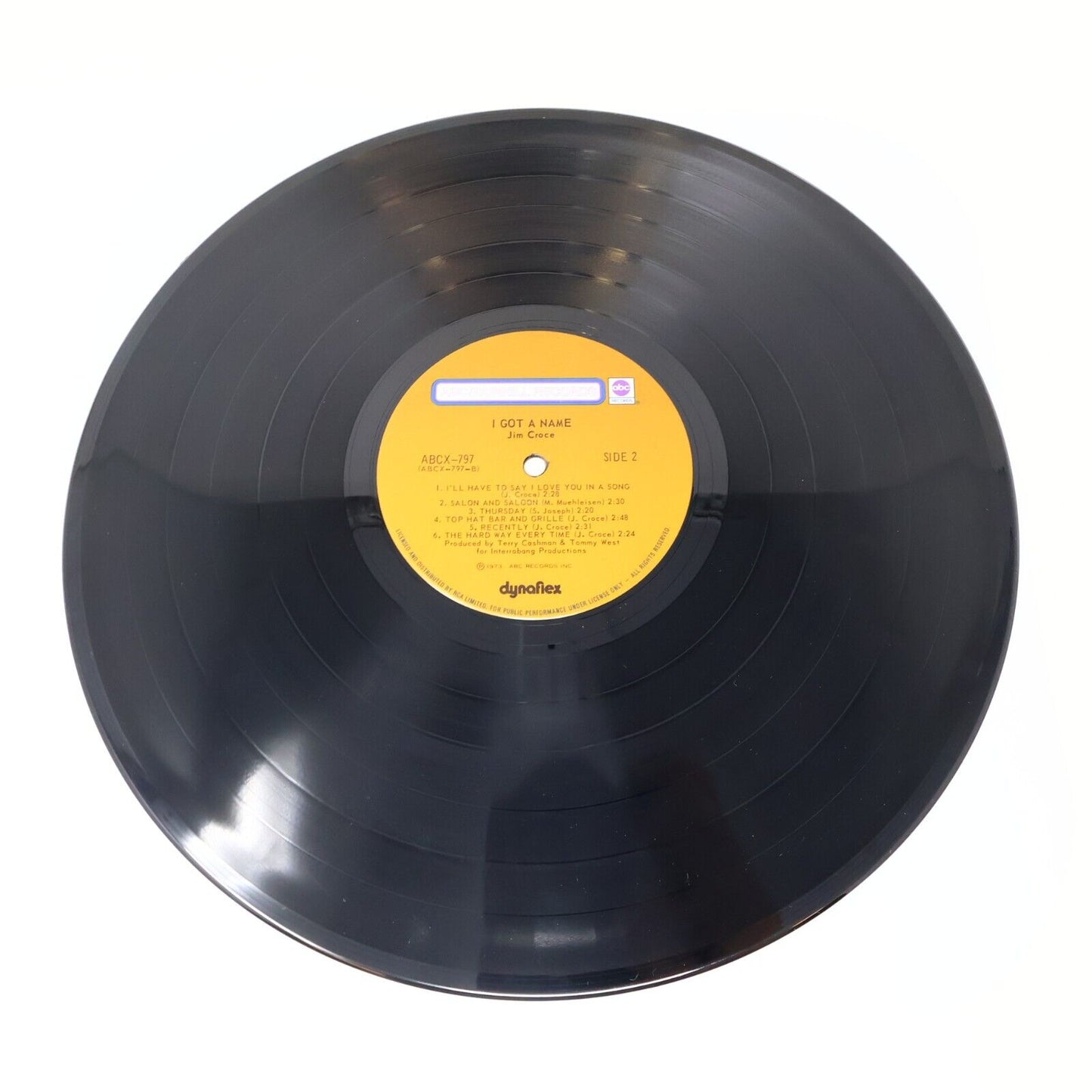 Jim Croce I Got A Name LP Record 1973 ABCX-797 Have To Say I Love You In a Song