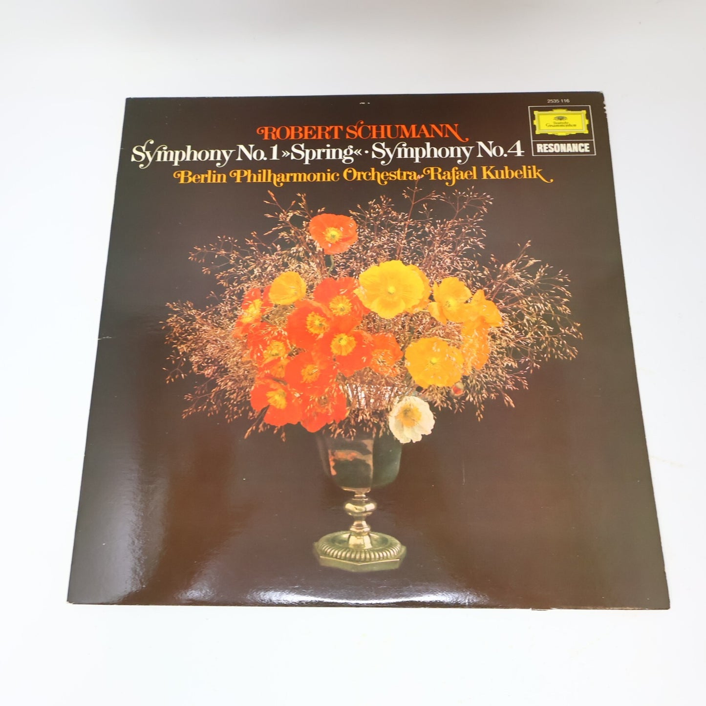 Robert Schumann Rafael Kubelik Berliner Symphonie #1 4 LP 1974 Record 2535 116