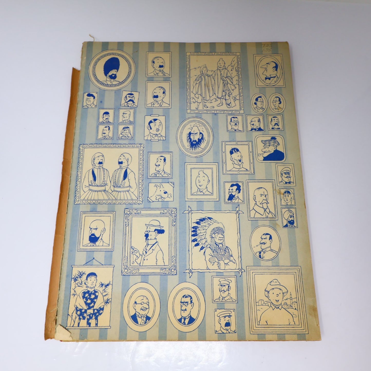 Tintin Coke en Stock Hergé Casterman 1958 B24 EO 19' Belge Couverture Manquante