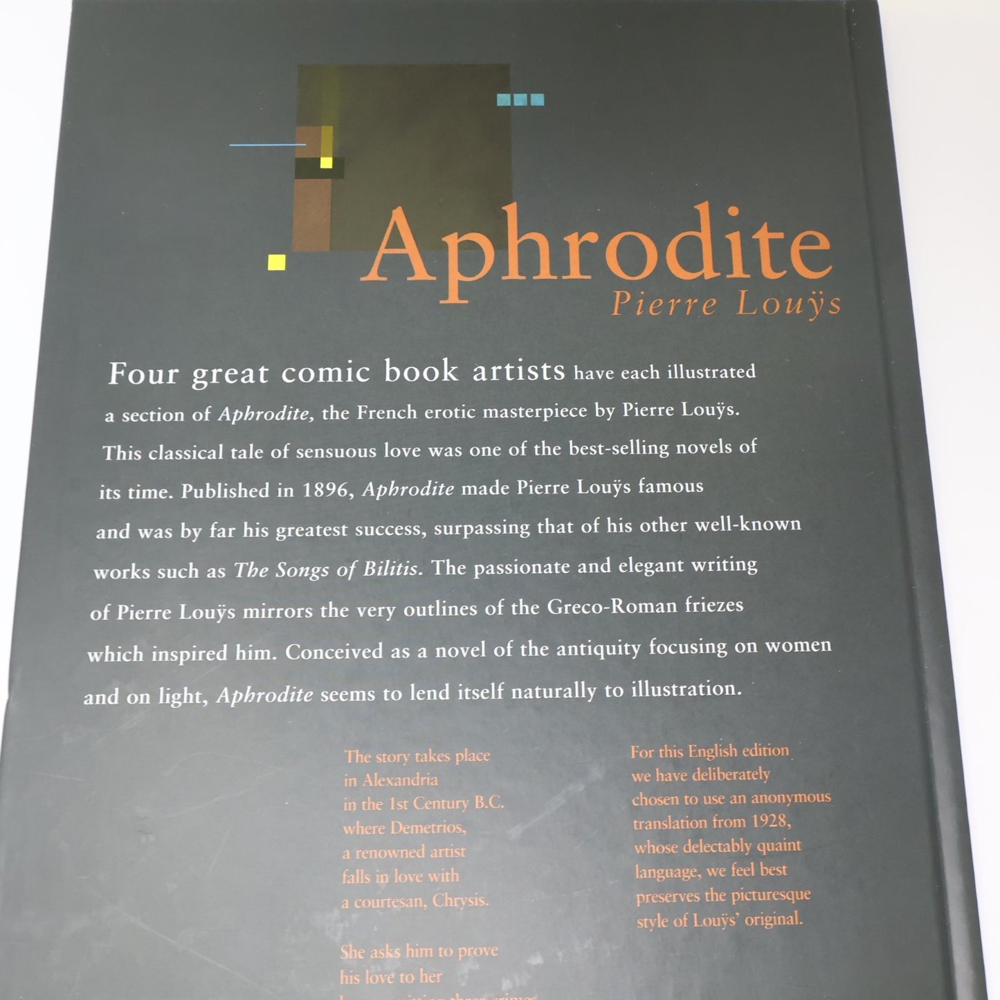 Aphrodite #3 Pierre Louÿs Humanoids Publishing Erotic Adult 1999 HC Illustrated