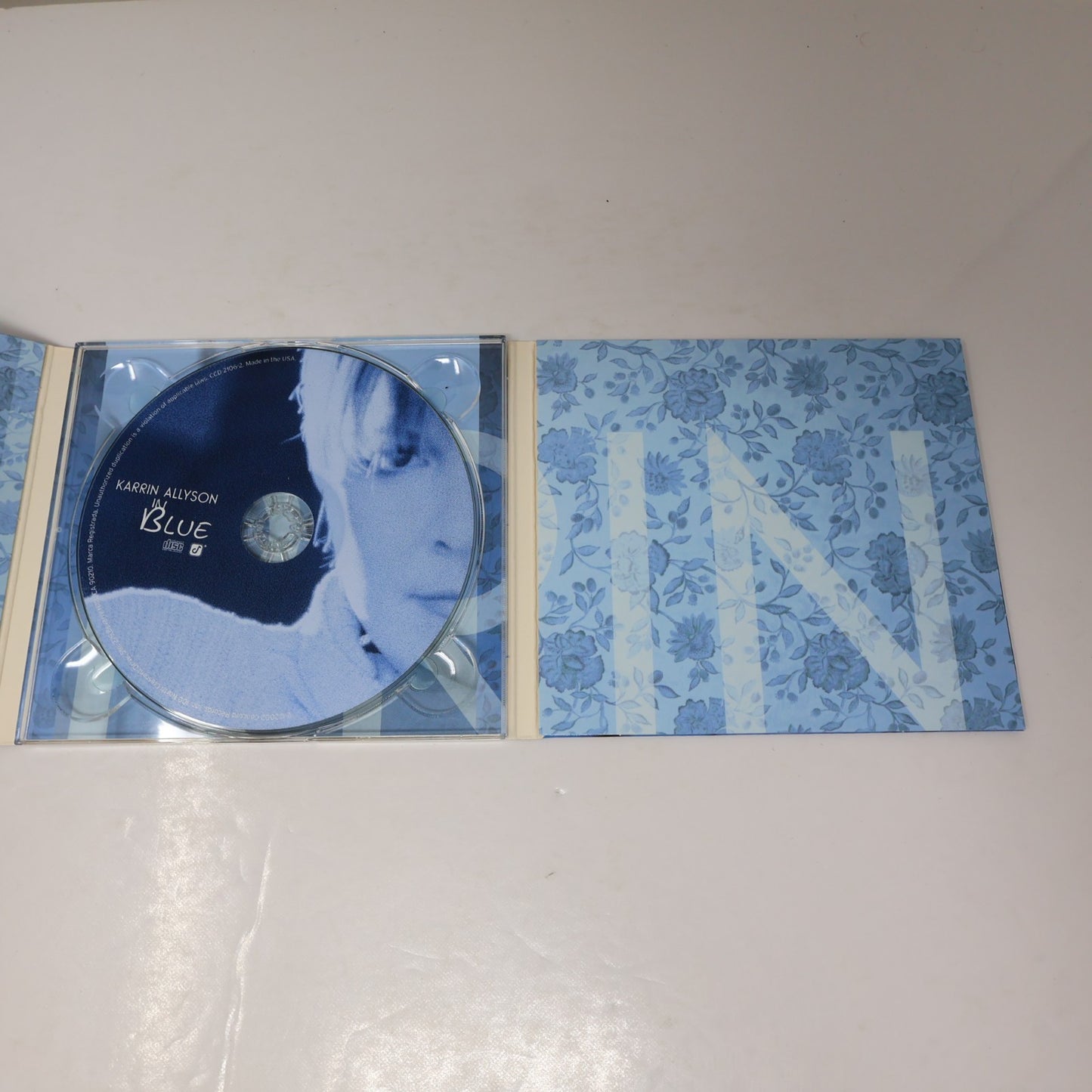 Karrin Allyson In Blue CD Concord Jazz Moanin'/Angel Eyes/Hum Drum Blues 2002