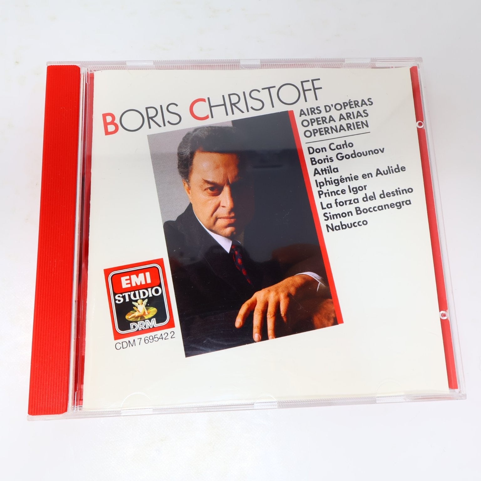 Boris Christoff Opera Arias/Airs d'Opéra CD 1988 Digital Remastered Classical