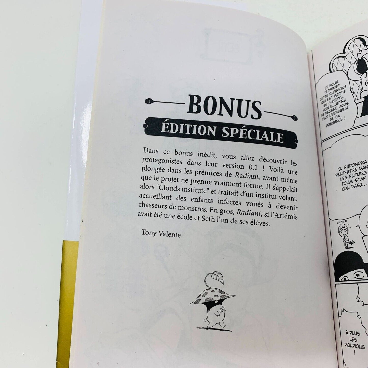 2013 Radiant Tome 1 Éditions 15 ans d'Ankama Collector Manga French Tony Valente