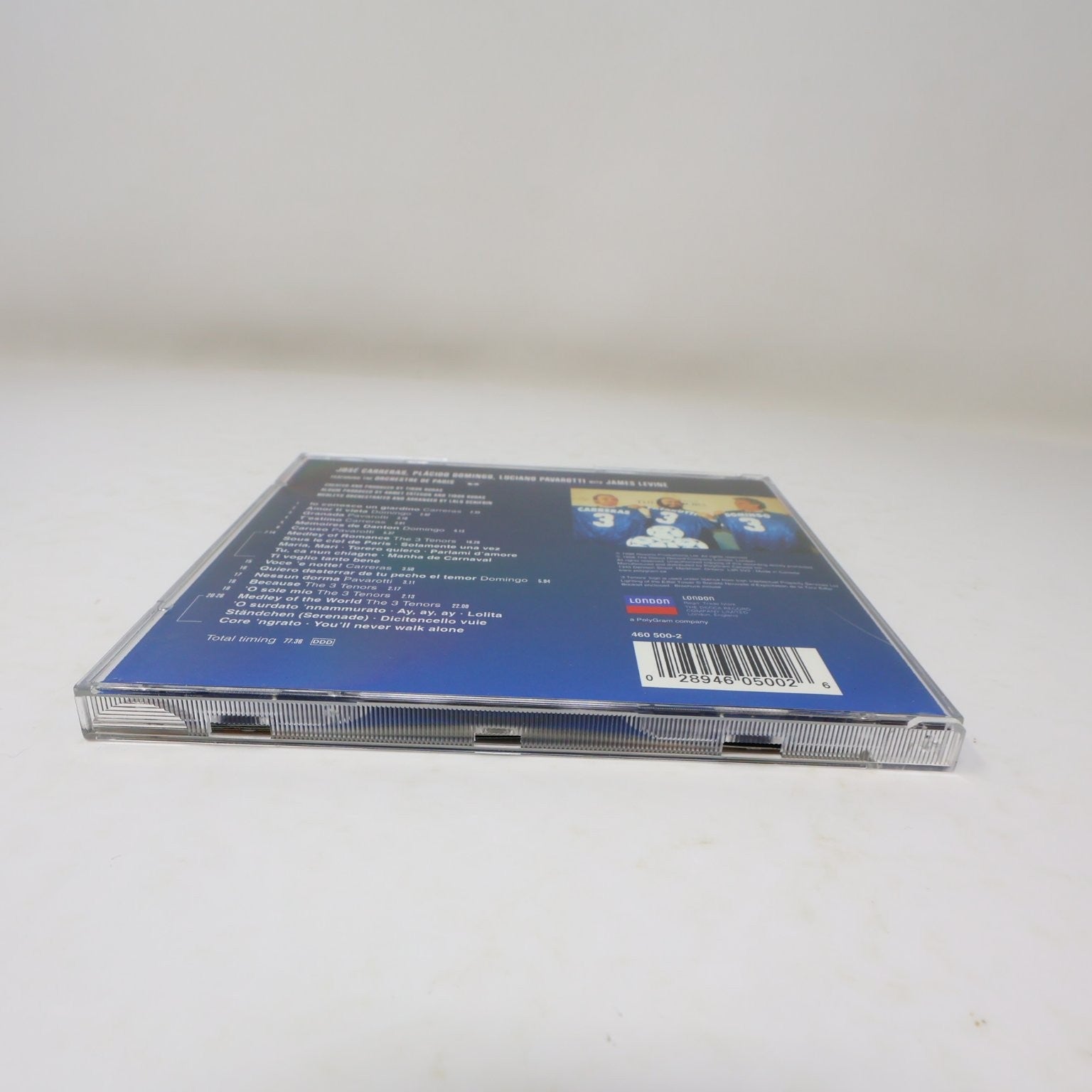 Carreras Domingo Pavarotti The 3 Tenors Paris 1998 CD London Classical