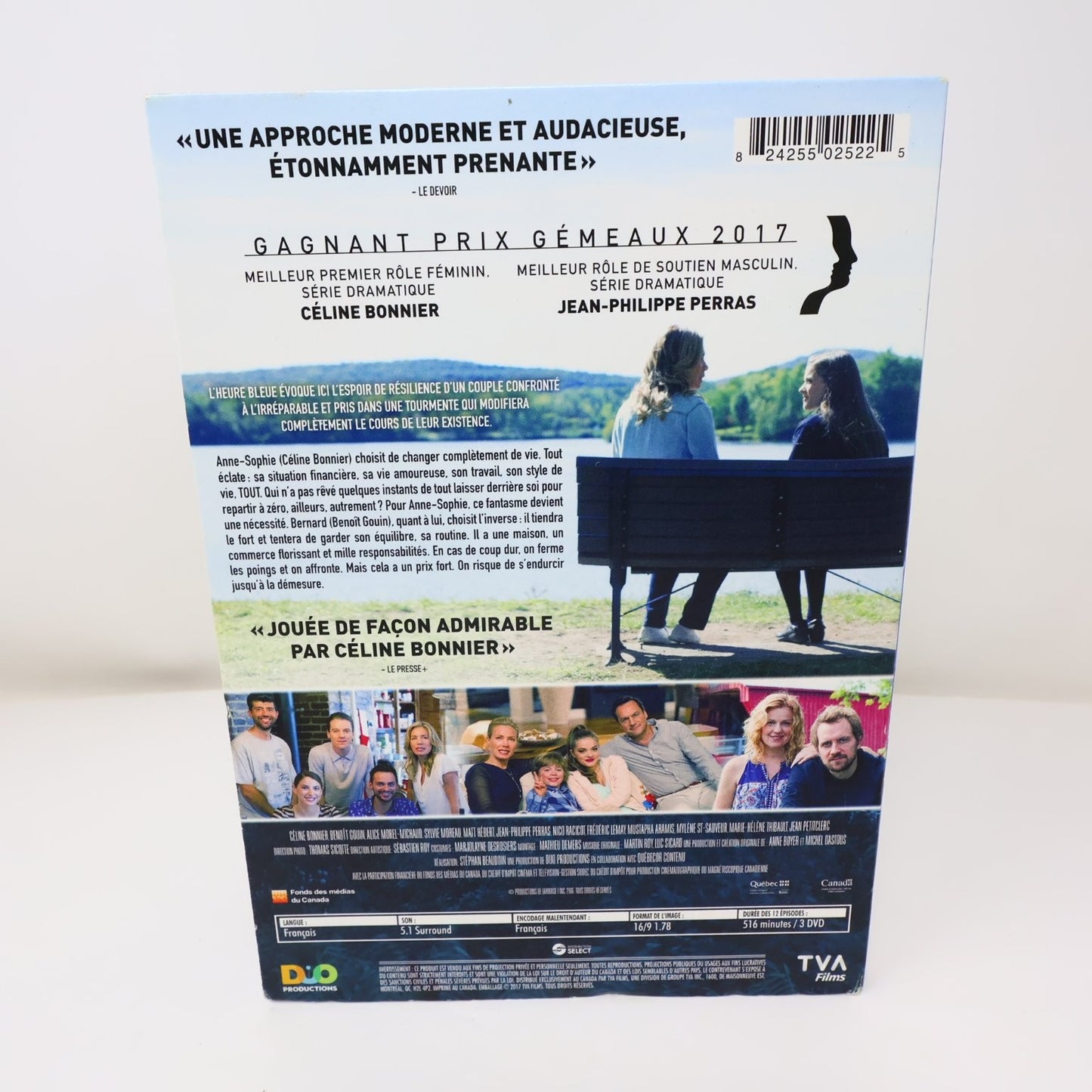 L'Heure Bleue DVD 2017 Saison 1 Céline Bonnier/Benoît Gouin Drame TVA Films NTSC
