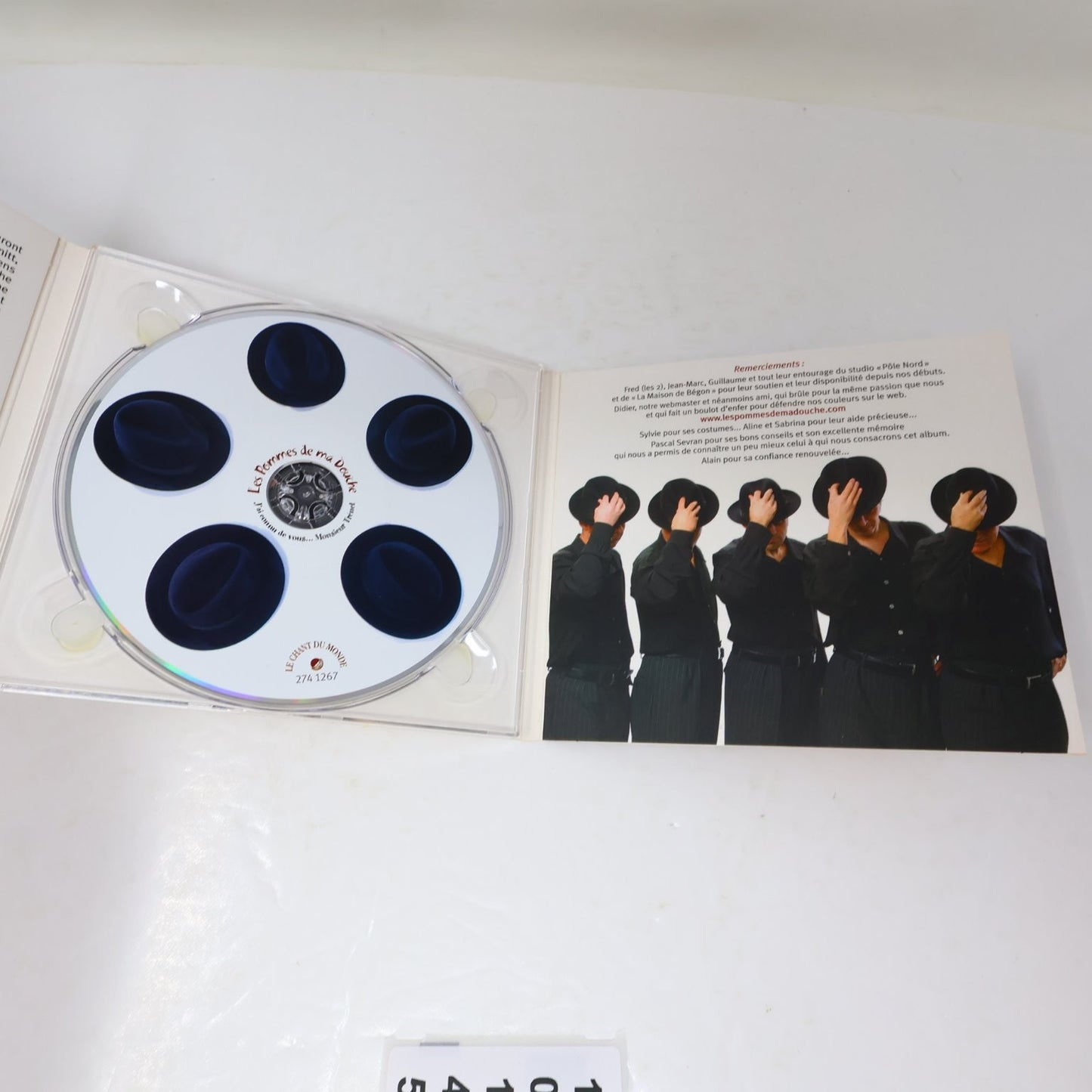 Les Pommes de ma Douche - J'ai connu de vous Monsieur Trénet CD 2004 Jazz