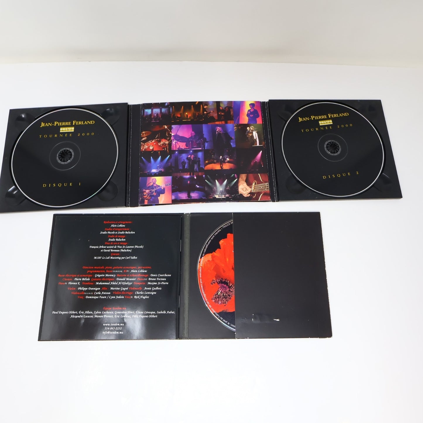 Jean-Pierre Ferland Lot 6 CD Jaune/Écoute pas ça/Bleu Blanc Blues/Live/Bijoux