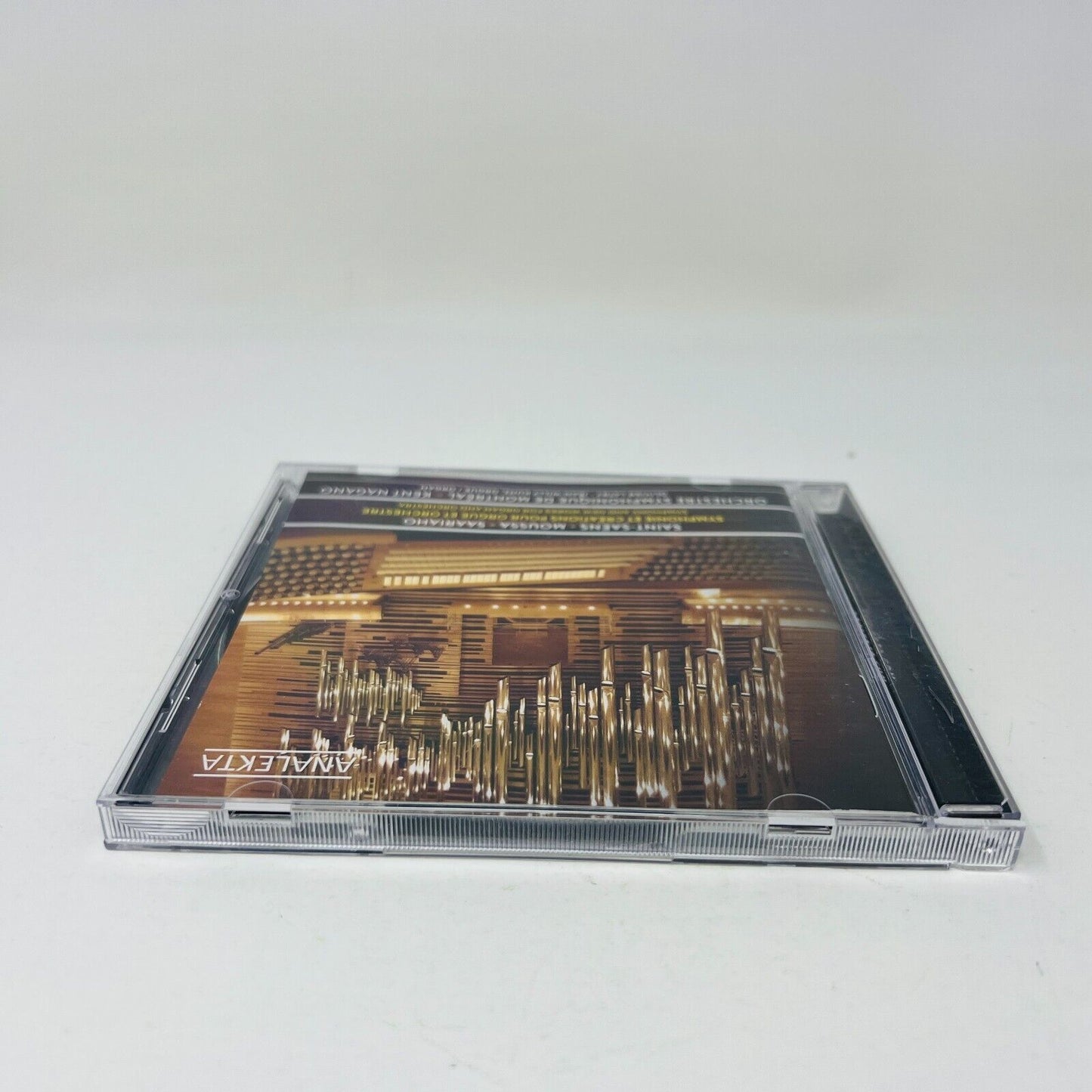 Saint-Saëns/Moussa/Saariaho CD Symphonie Orgue & Orchestre OSM Kent Nagano Testé