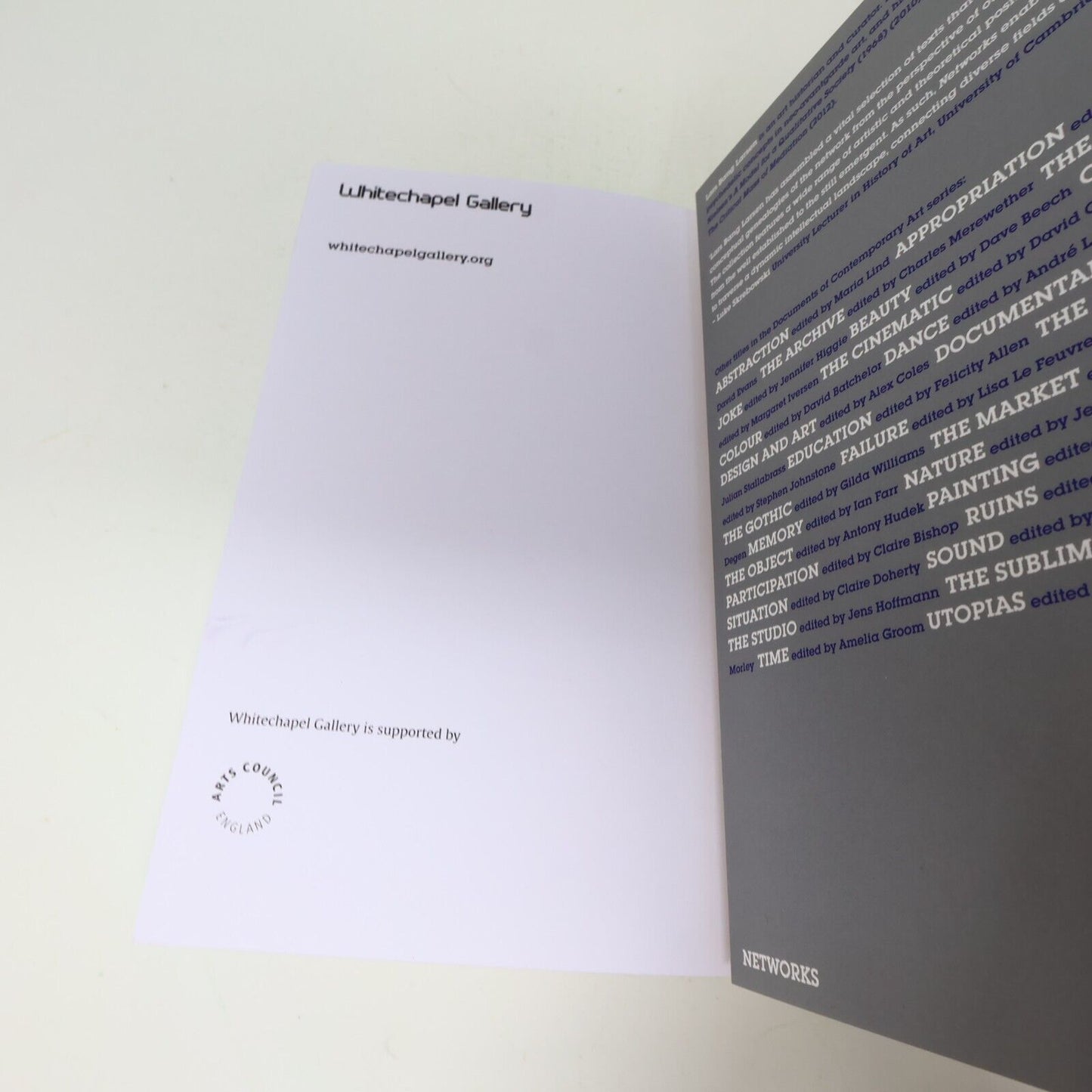 2014 Networks Documents of Contemporary Art Lars Bang Larsen The Mit Press PB