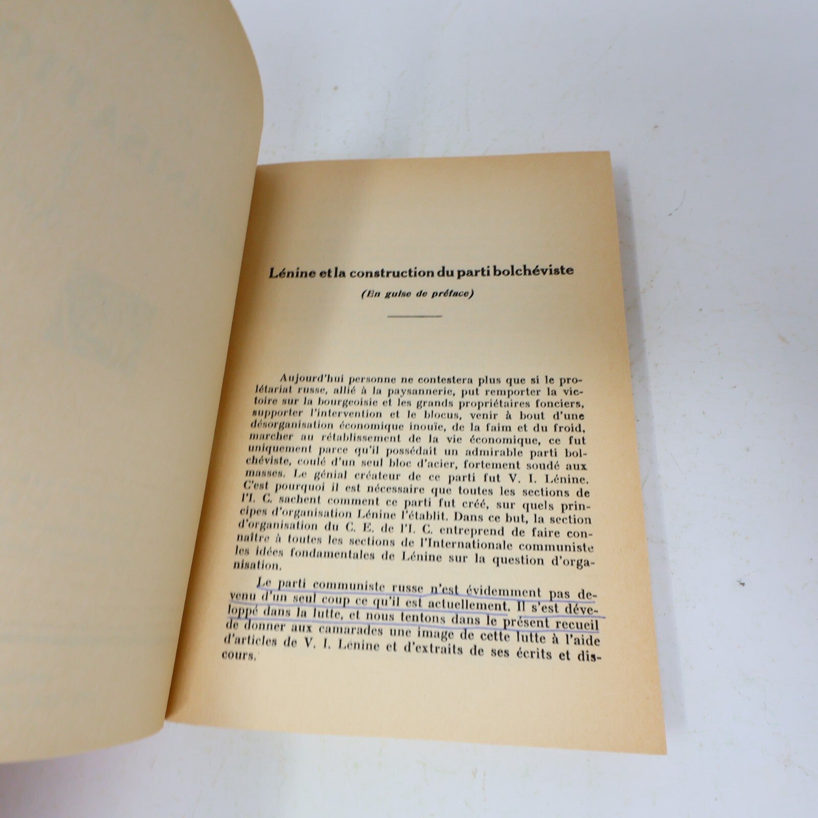 1972 Lénine et l'Organisation Vladimir Illitch Lénine Éditions du Centenaire 70s
