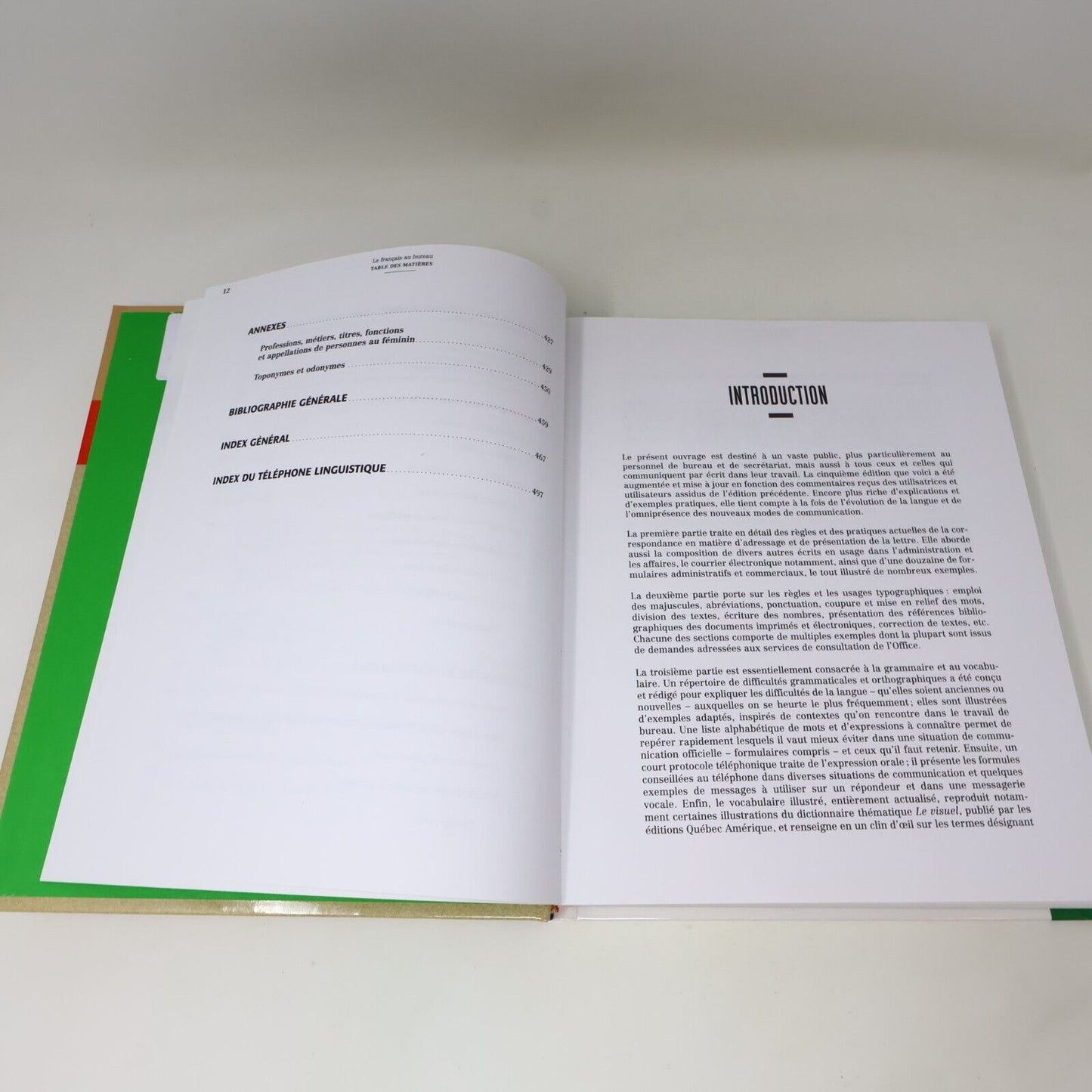 2000 Le Français au Bureau Office de la Langue Française Écrire Rédiger Livre HC