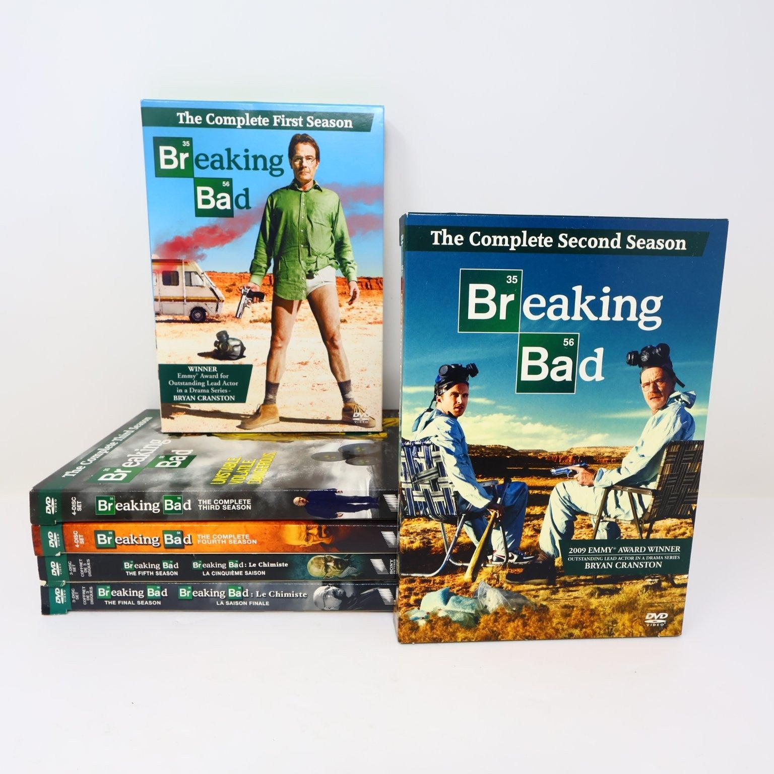 Breaking Bad 6 DVD Lot Complete Serie Seasons 1-5 TV Series Bryan Cranston NTSC