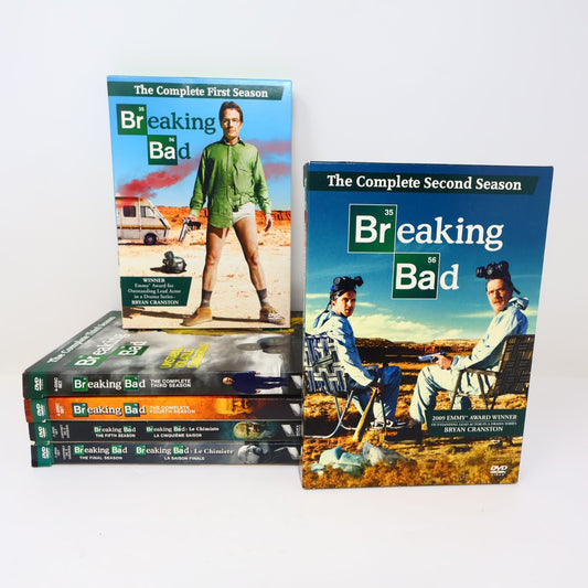 Breaking Bad 6 DVD Lot Complete Serie Seasons 1-5 TV Series Bryan Cranston NTSC