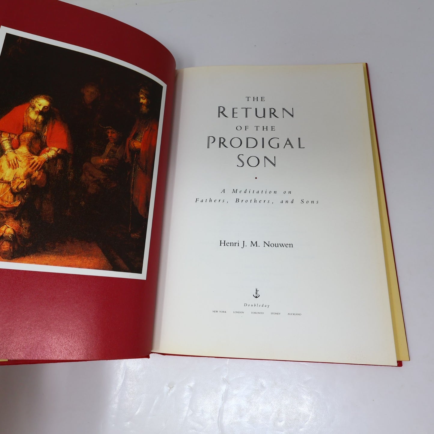The Return of the Prodigal Son Henri Nouwen Doubleday 1992 HC DJ Religion Book