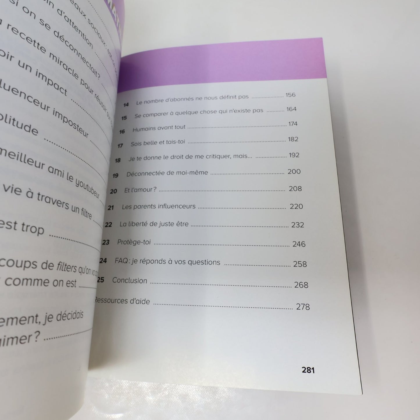 L'Envers des Réseaux Sociaux Cassandra Bouchard 2020 Pratico 13 Influenceurs
