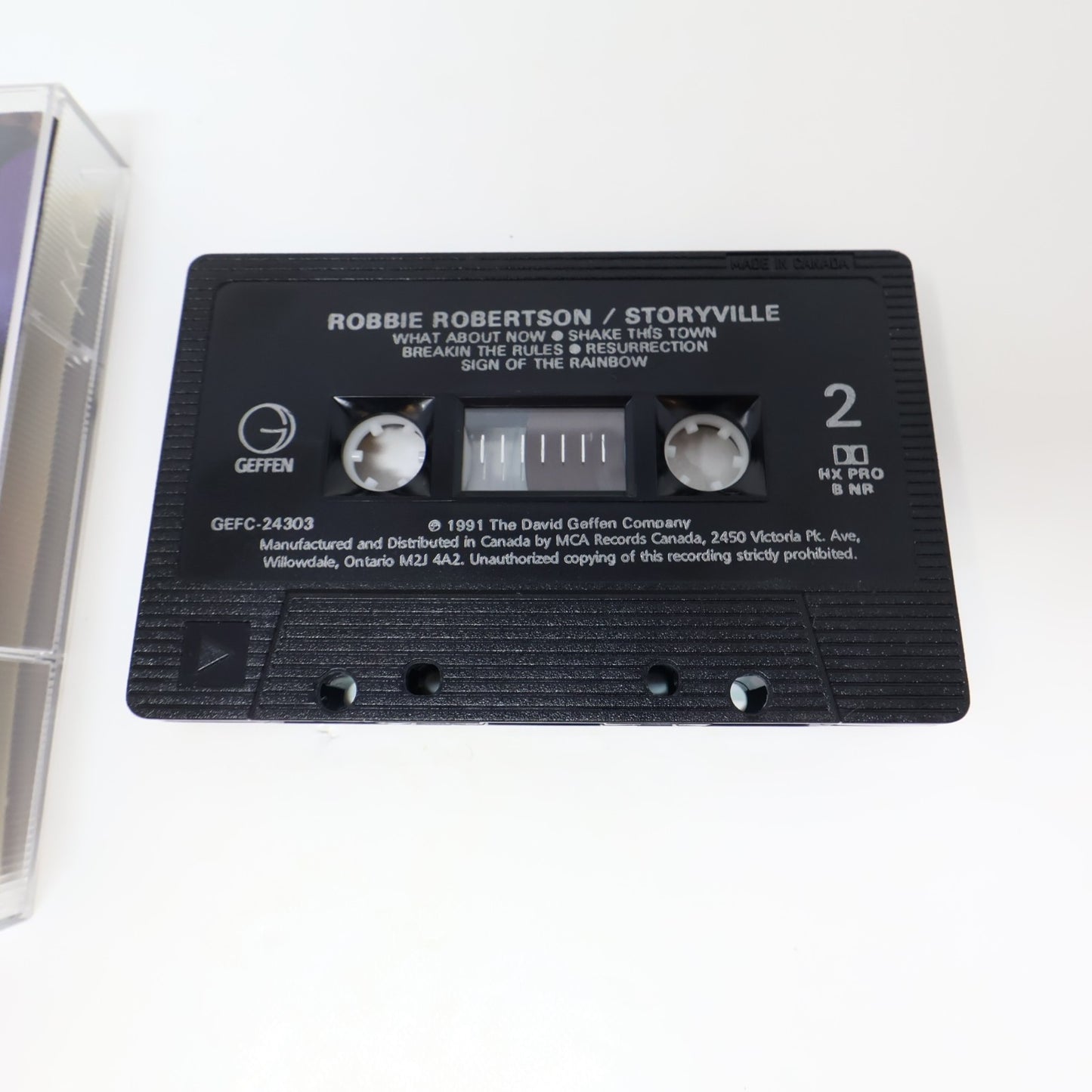Robbie Robertson Storyville Cassette Geffen GEFC 24303