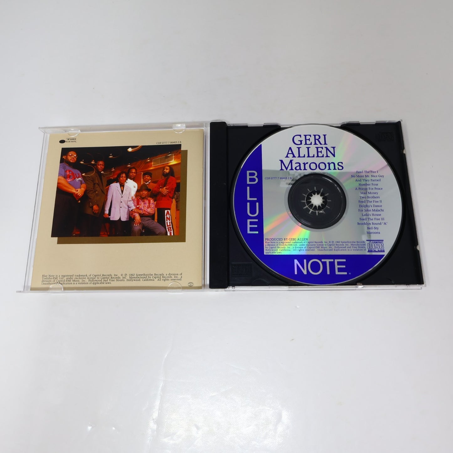 Geri Allen Maroons CD Blue Note No More Mr. Nice Guy/And They Partied/Mad Money