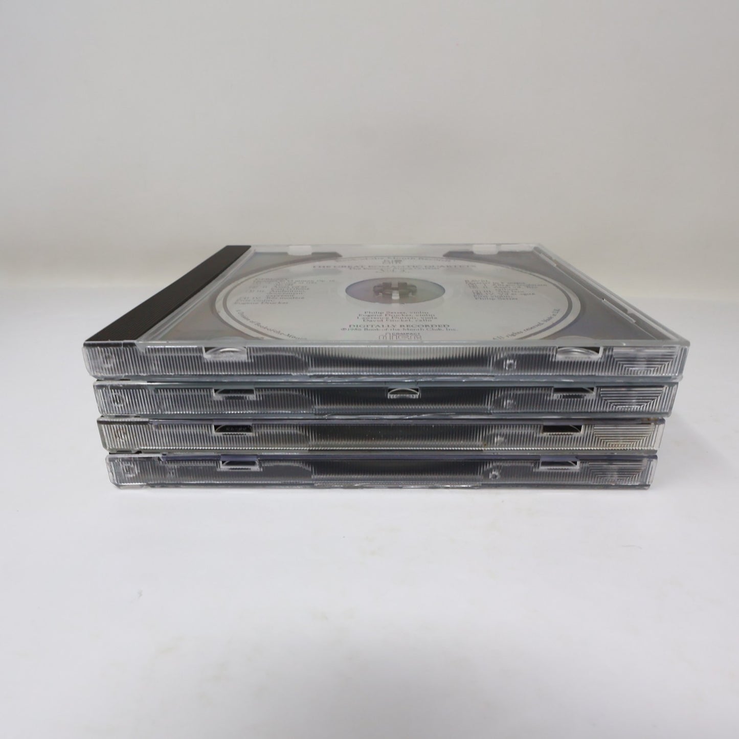 The Great Romantic Quartets #1-4 Book of The Month BMR 4 CD Lot Shumann/Brahms