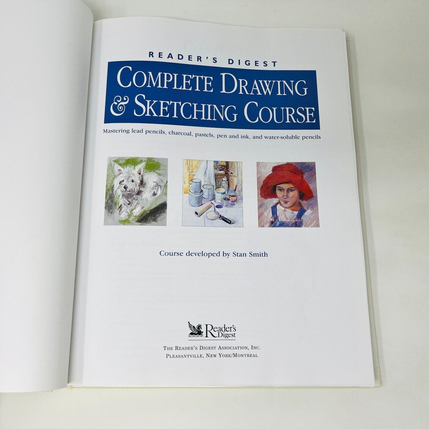 2001 Complete Drawing & Sketching Course Stan Smith Reader's Digest Hardcover