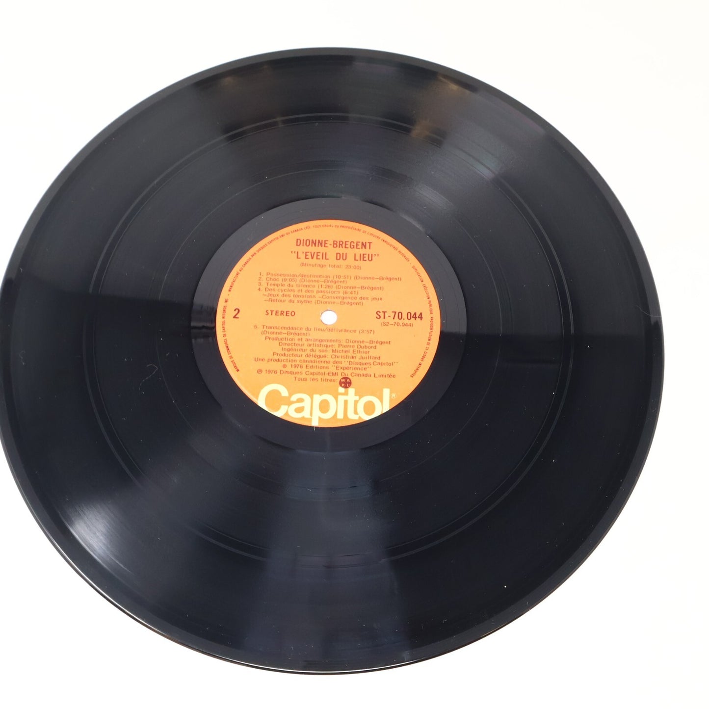 Dionne/Brégent Et Le Troisième Jour Disque 1976 Record Electronic Rock ST 70044