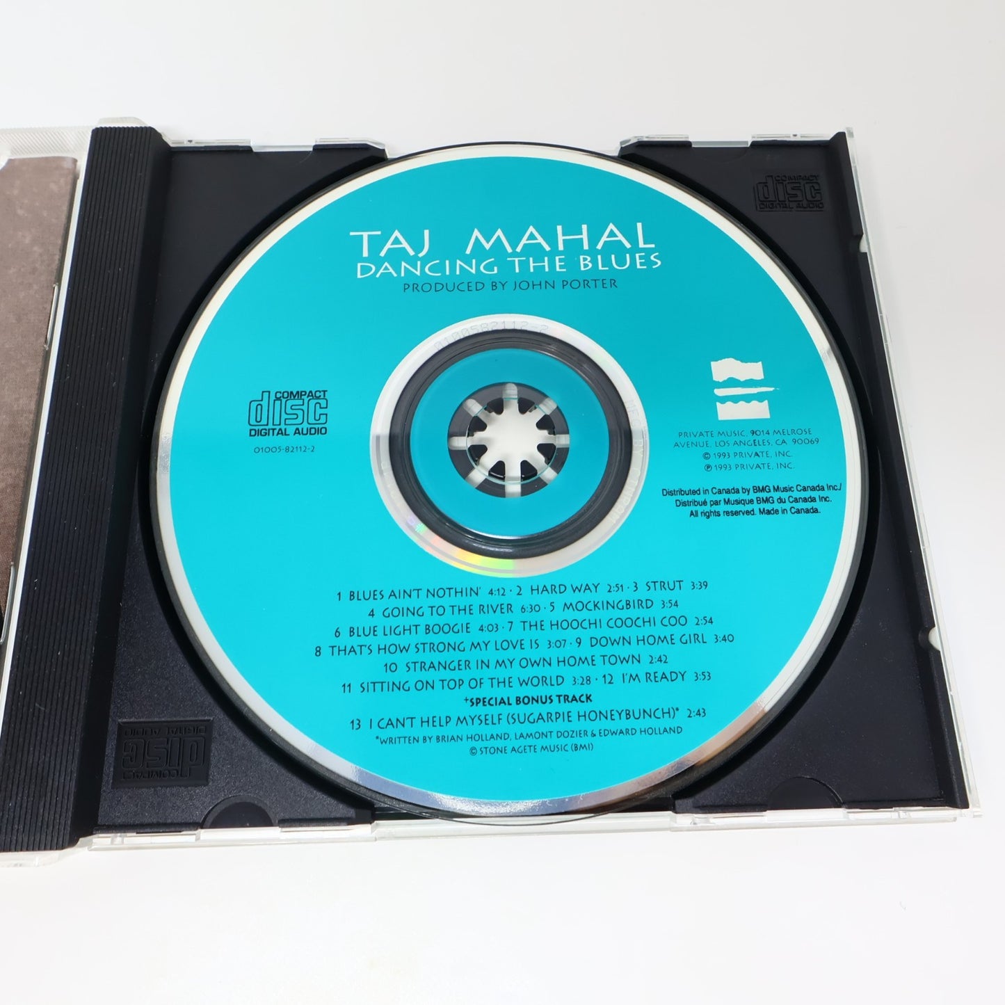 Taj Mahal Dancing The Blues CD Hard Way/Strut 1993 Private Music 01005-82112-2