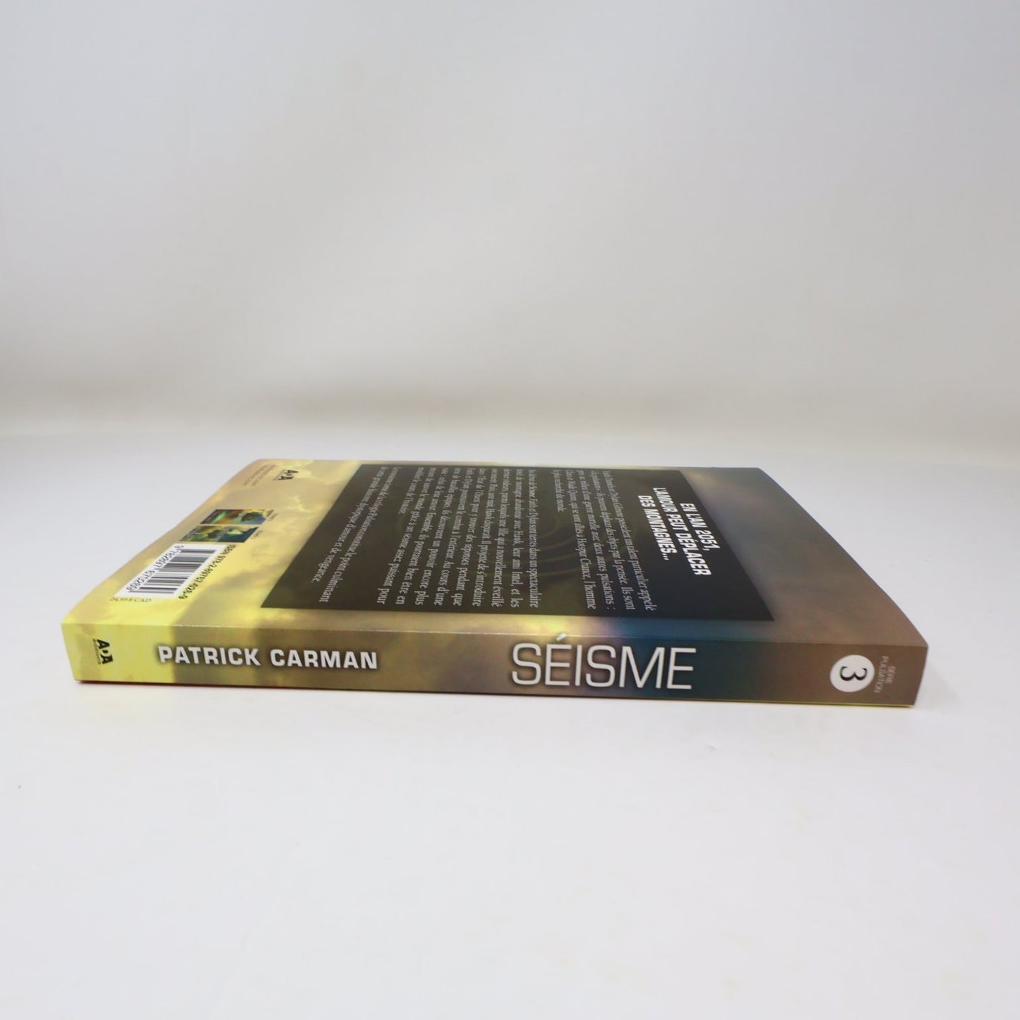 Séisme Patrick Carman 2016 Pulsation #3 Français Sci-Fi Dystopian ADA Éditions