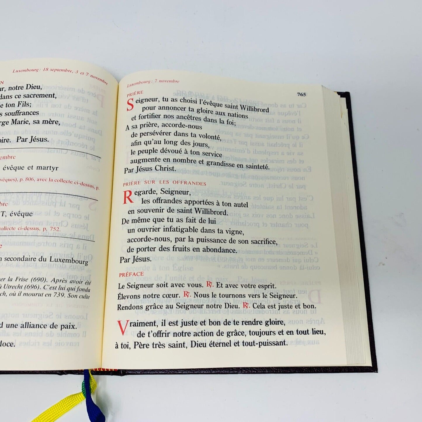 2001 Missel Romain Desclée Mame Français Messe Liturgie Missal French Hardcover