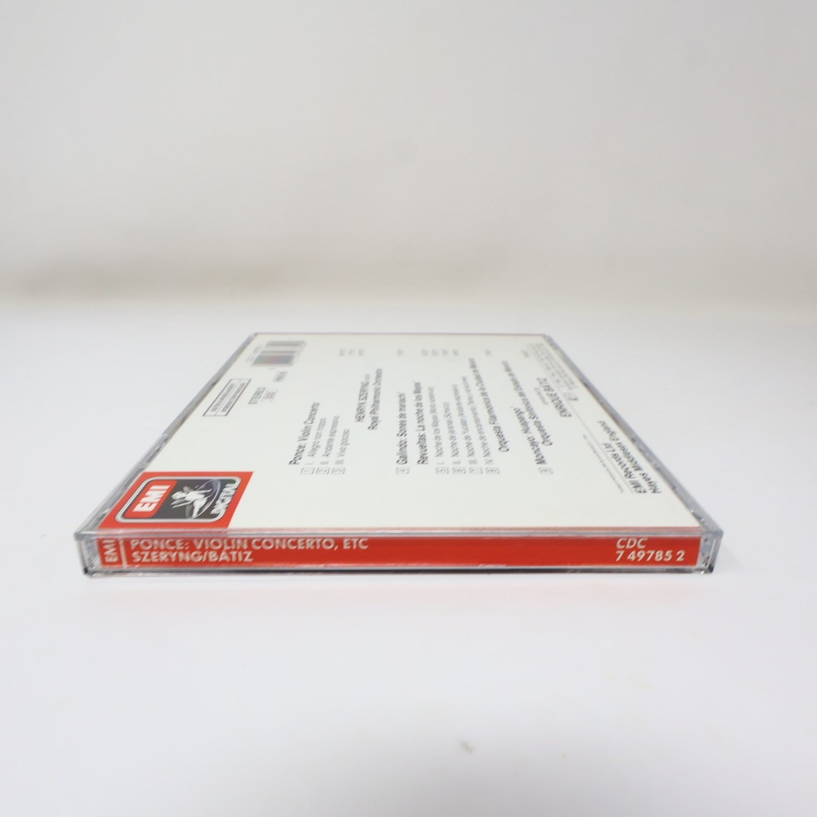 Ponce Violin Concerto/Sones de Mariachi CD Enrique Batiz/Henryk Szeryng EMI 1989