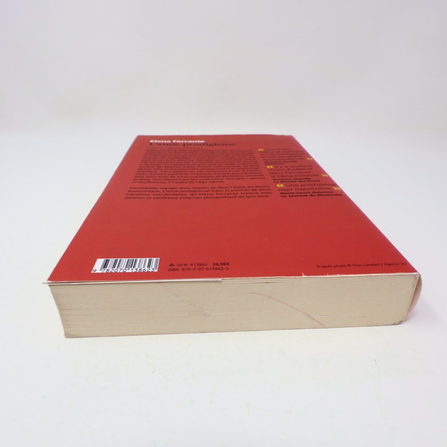 2014 L'Amie Prodigieuse Elena Ferrante Gallimard Français Paperback Italie Livre