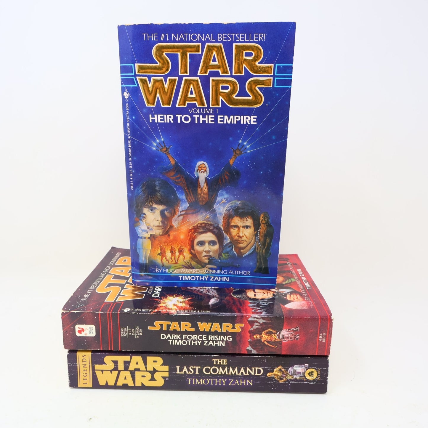 The Thrawn Trilogy #1-3 Star Wars Lot 3 Books Timothy Zahn Complete Set 90s PB