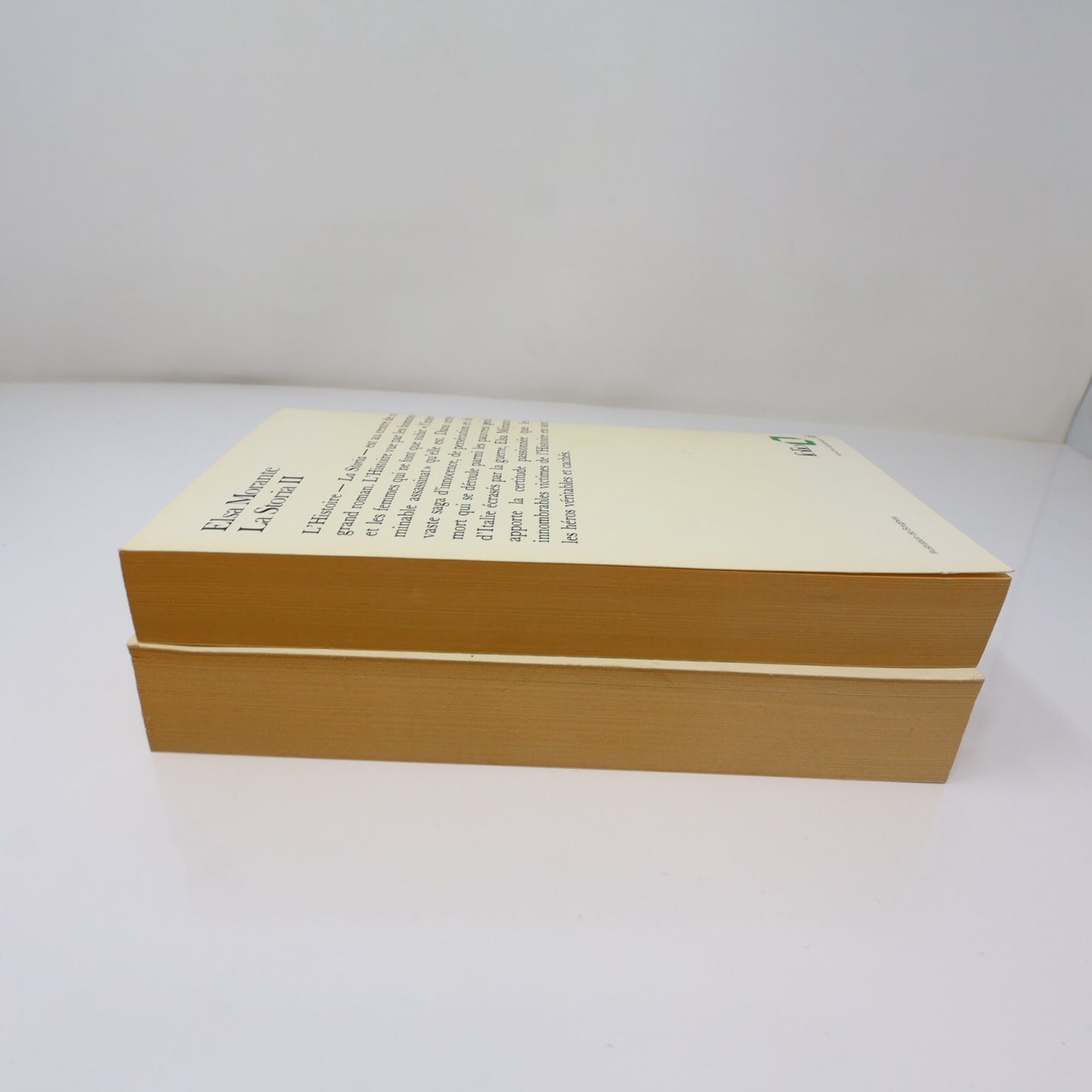 La Storia #1-2 Série Complète Lot 2 Livres Elsa Morante Folio Fiction Historique