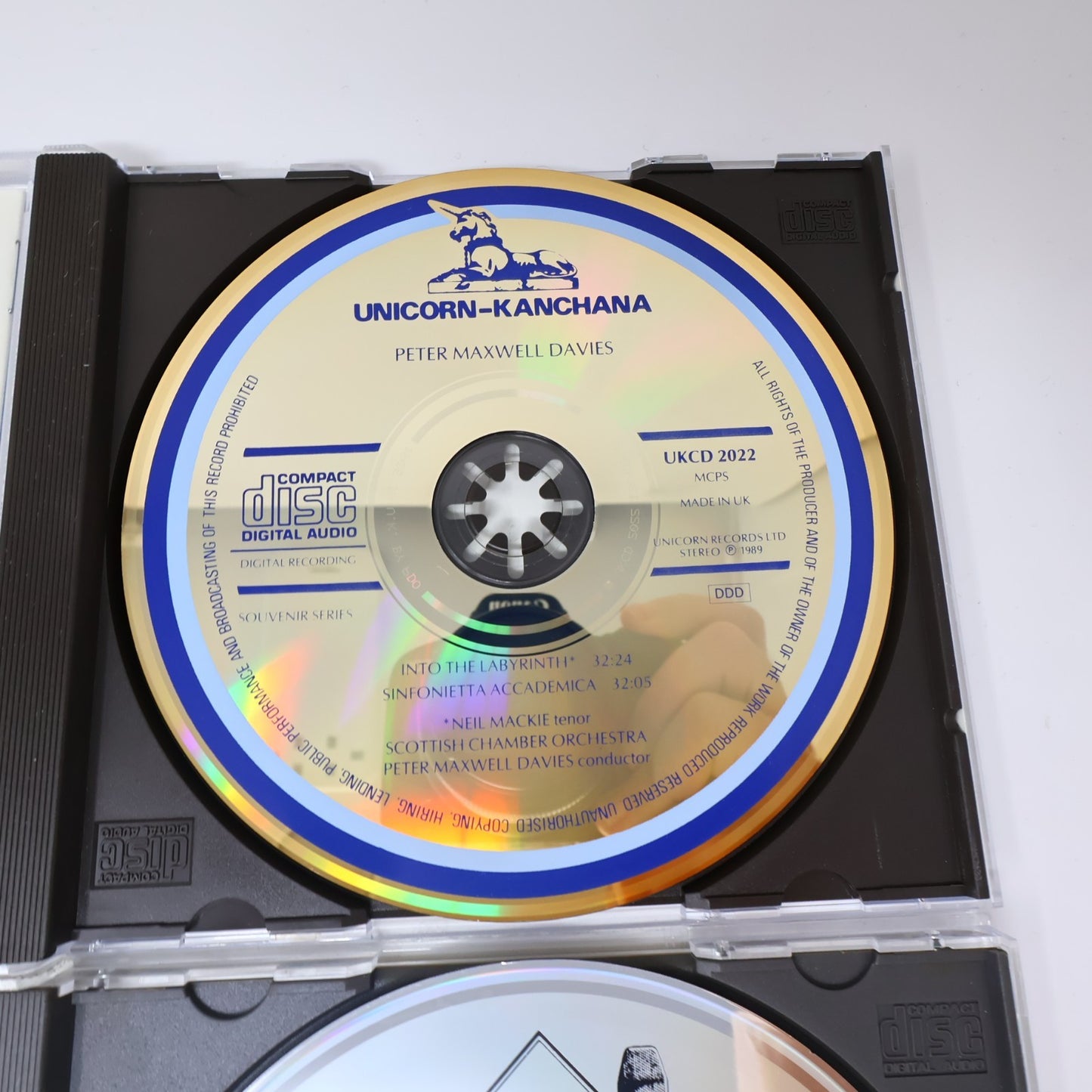 Peter Maxwell Davies 2 CD Lot Into The Labyrinth/Symphony #3 Edward Downes