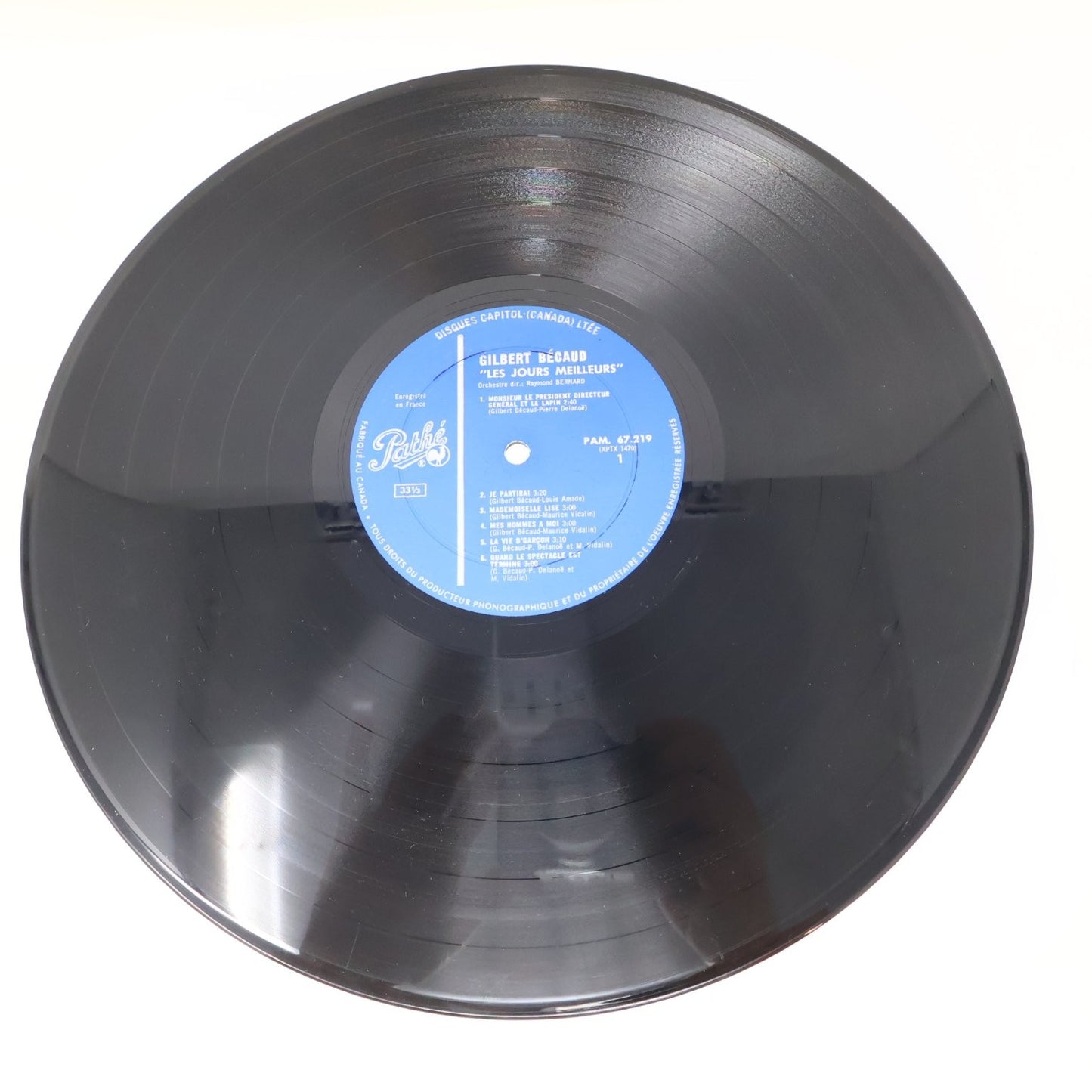 Gilbert Bécaud Lot 13 Disques Record Olympia/Ami/L'Important C'est La Rose 70s