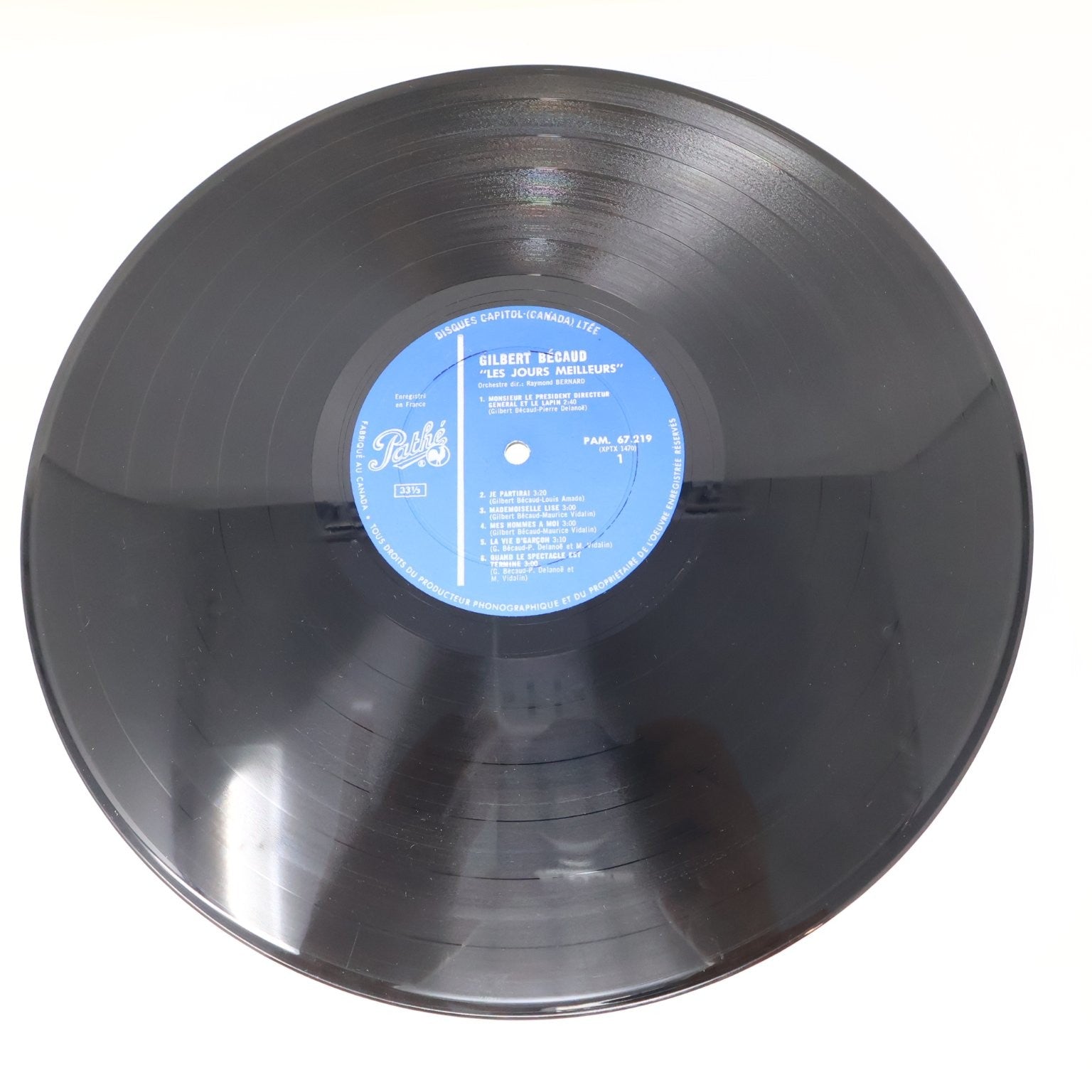Gilbert Bécaud Lot 13 Disques Record Olympia/Ami/L'Important C'est La Rose 70s