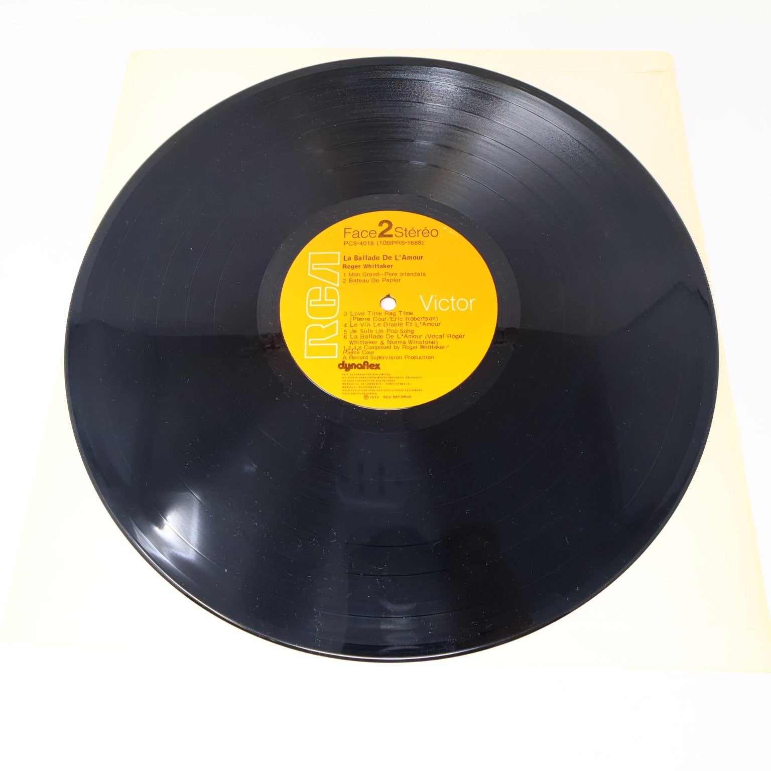 Roger Whittaker La Ballade De L'Amour & Mammy Blue Disque LP Record 1972 RCA