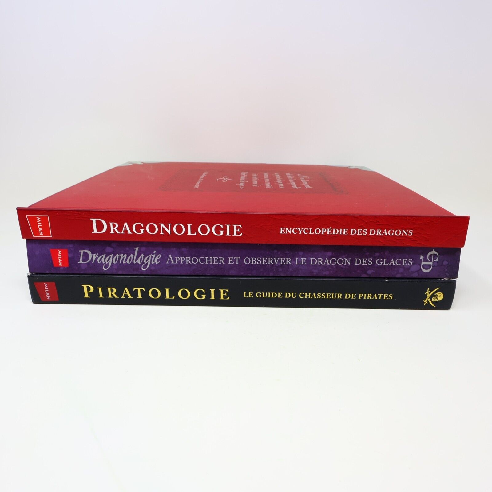 Lot 3 Livres Dragonologie/Dragon des Glaces/Piratologie Dugald A. Steer Français