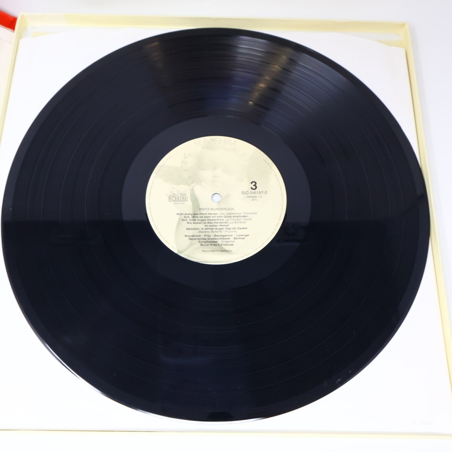 The Art of Fritz Wunderlich Tenor Seraphim 3x LP Record Vinyl Box Set SIC-6157