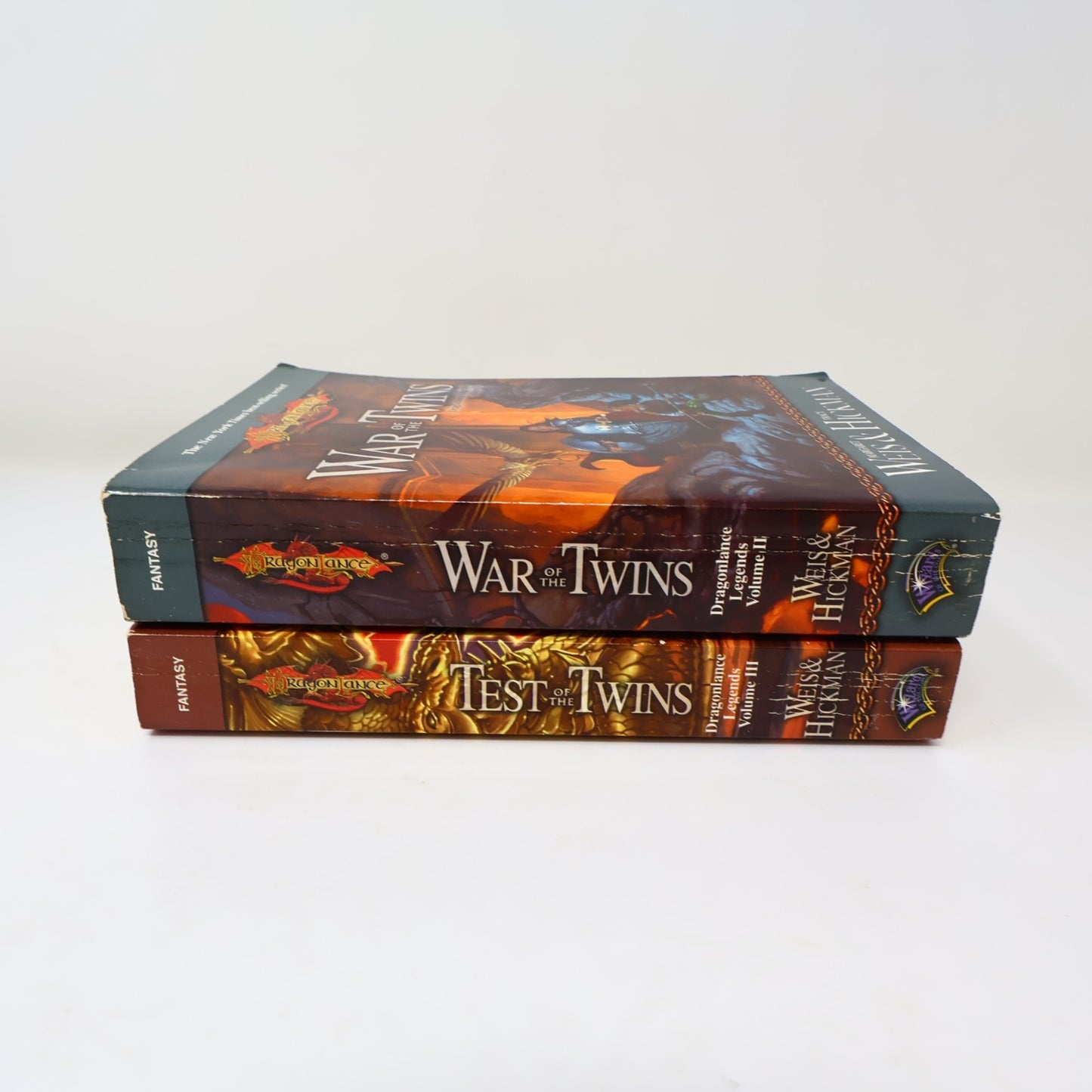 Dragonlance Legends #2-3 Lot War of the Twins/Test of the Twins Weis/Hickman PB