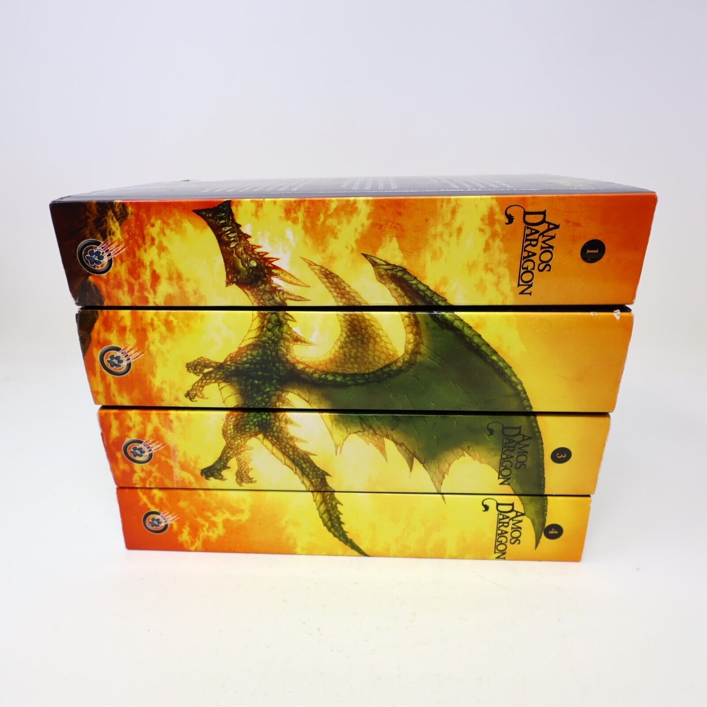 Lot 4 Livres Amos Daragon #1-4 Bryan Perro Série Complète Omnibus Ados Français