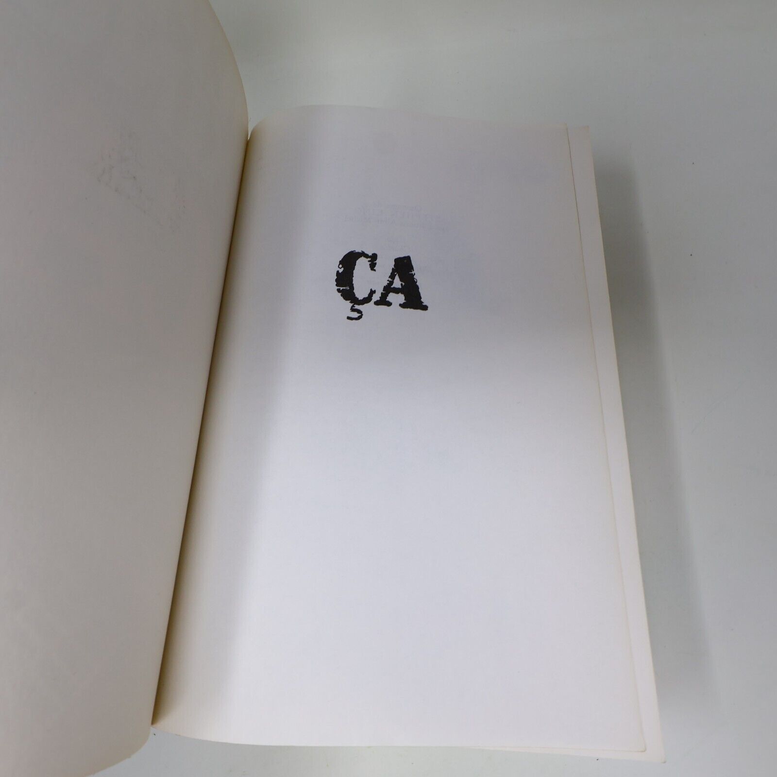 1988 Ça Tome 1 It Stephen King Paperback PB Albin Michel Clown Horreur Thriller