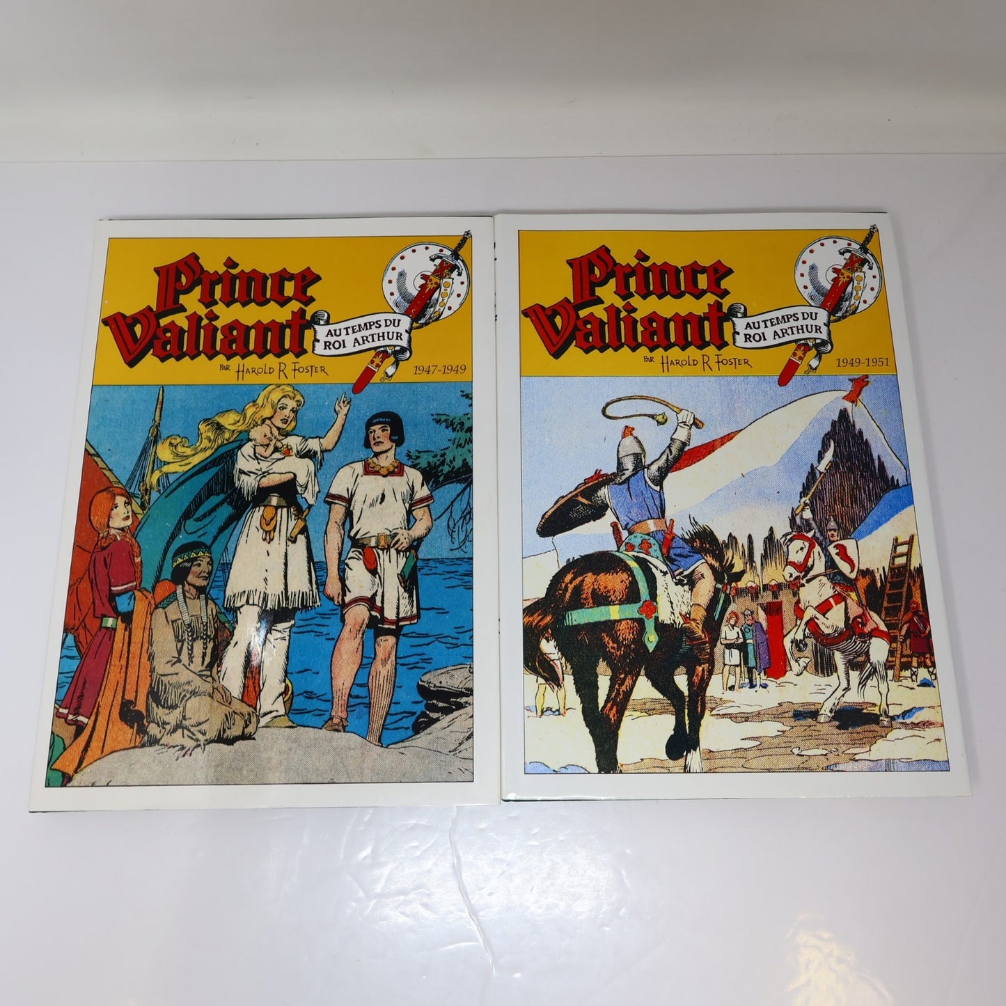 Prince Valiant Au Temps du Roi Arthur #4-14 Lot BD Harold Foster Zenda Français