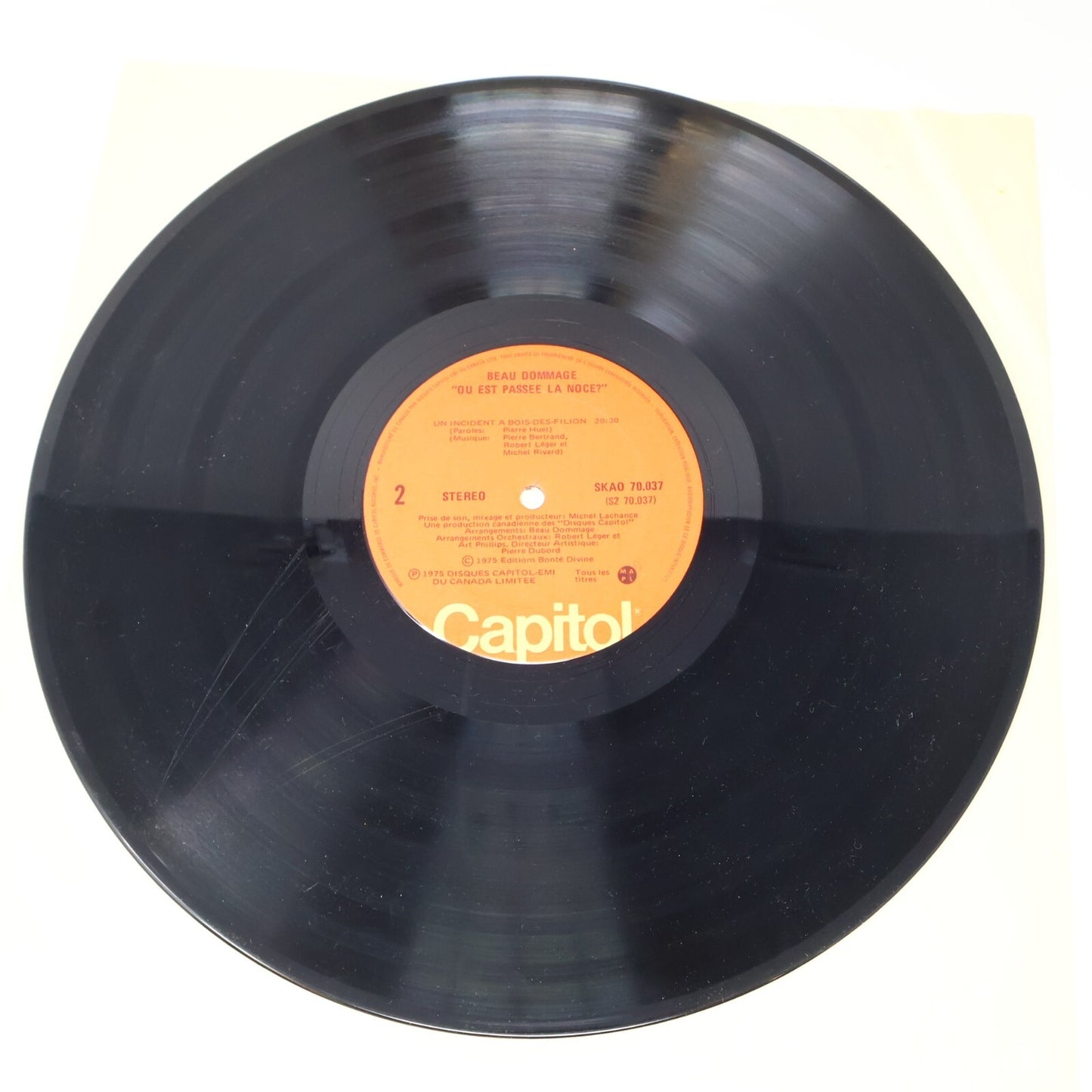 Beau Dommage/Michel Rivard Lot 3 Disques Vinyl Record Ou est Passé la Noce?