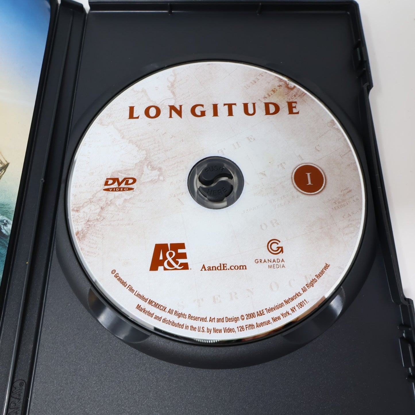 Longitude DVD NTSC A&E Adaptation Jeremy Irons/Michael Gambon/Ian Hart Tested