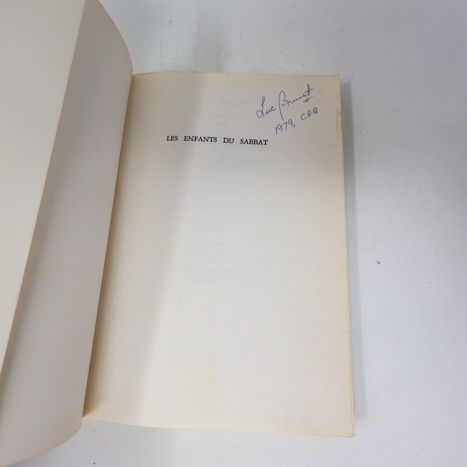 Anne Hébert Lot 2 Livres Kamouraska/Les Enfants du Sabbat Littérature Québécoise