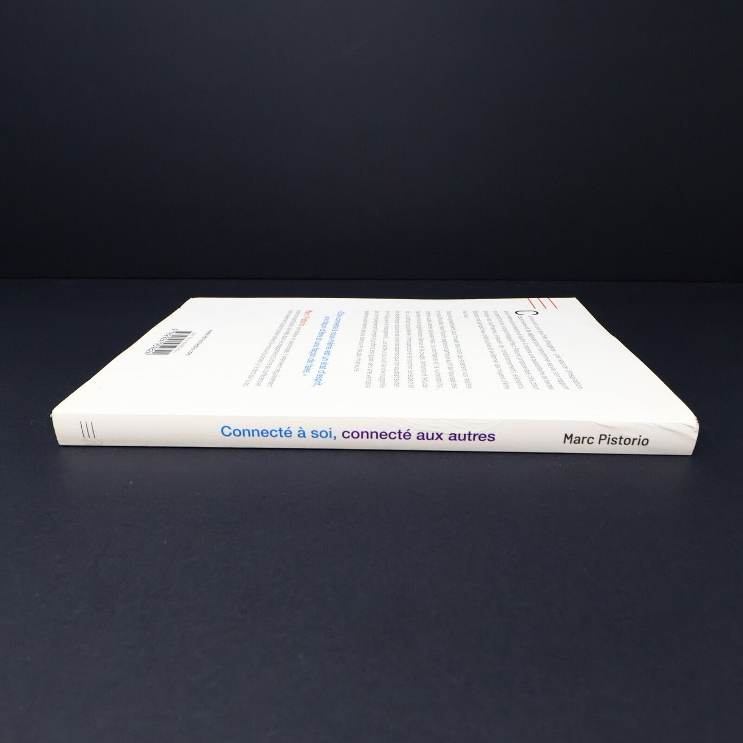 2020 Connecté à Soi Connecté aux Autres de Marc Pistorio Paperback PB Edito Book